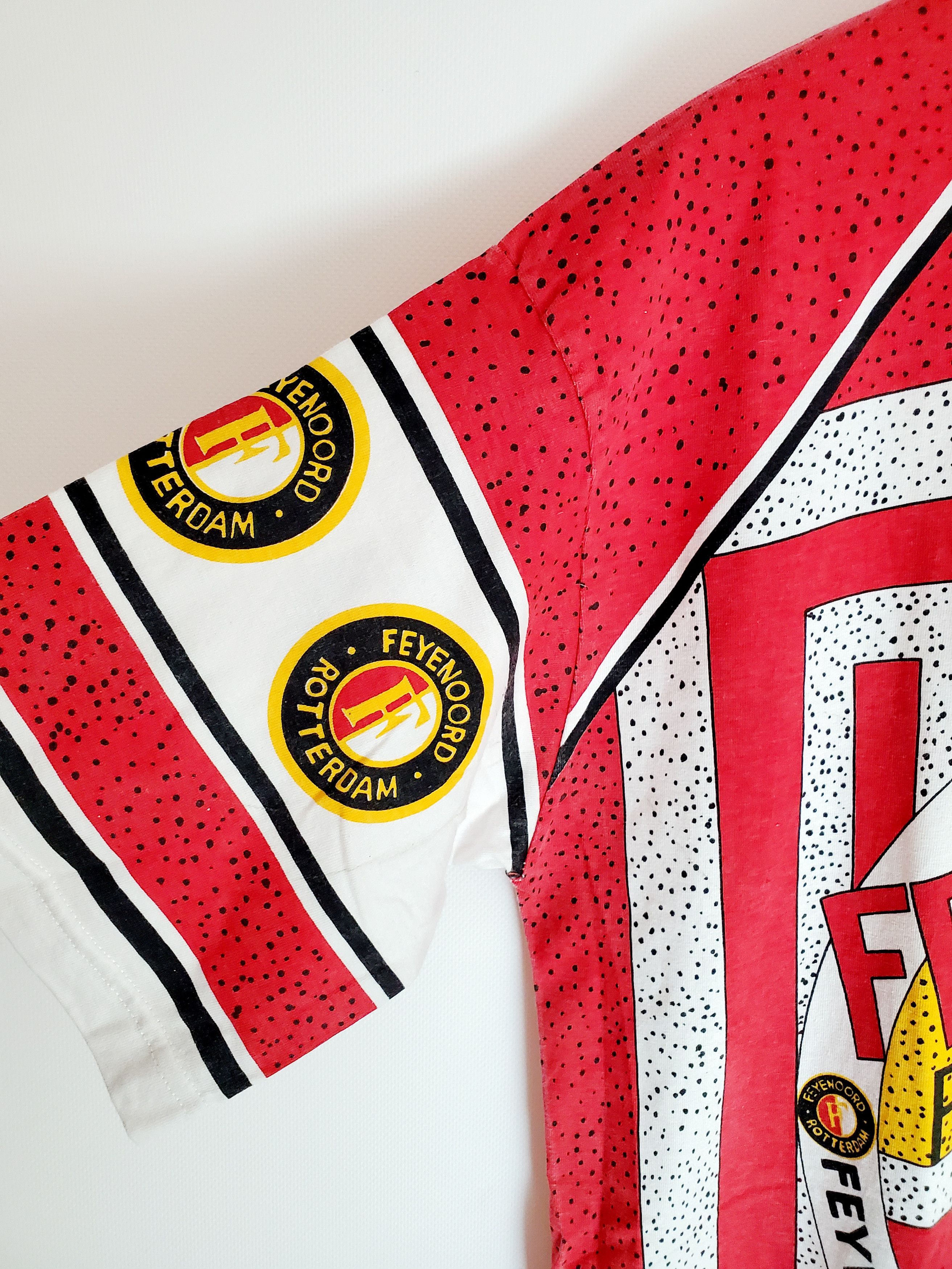 Other Vintage90s FEYENOORD ROTTERDAM football OVER Print T-shirt L Size US L / EU 52-54 / 3 - 4 Thumbnail