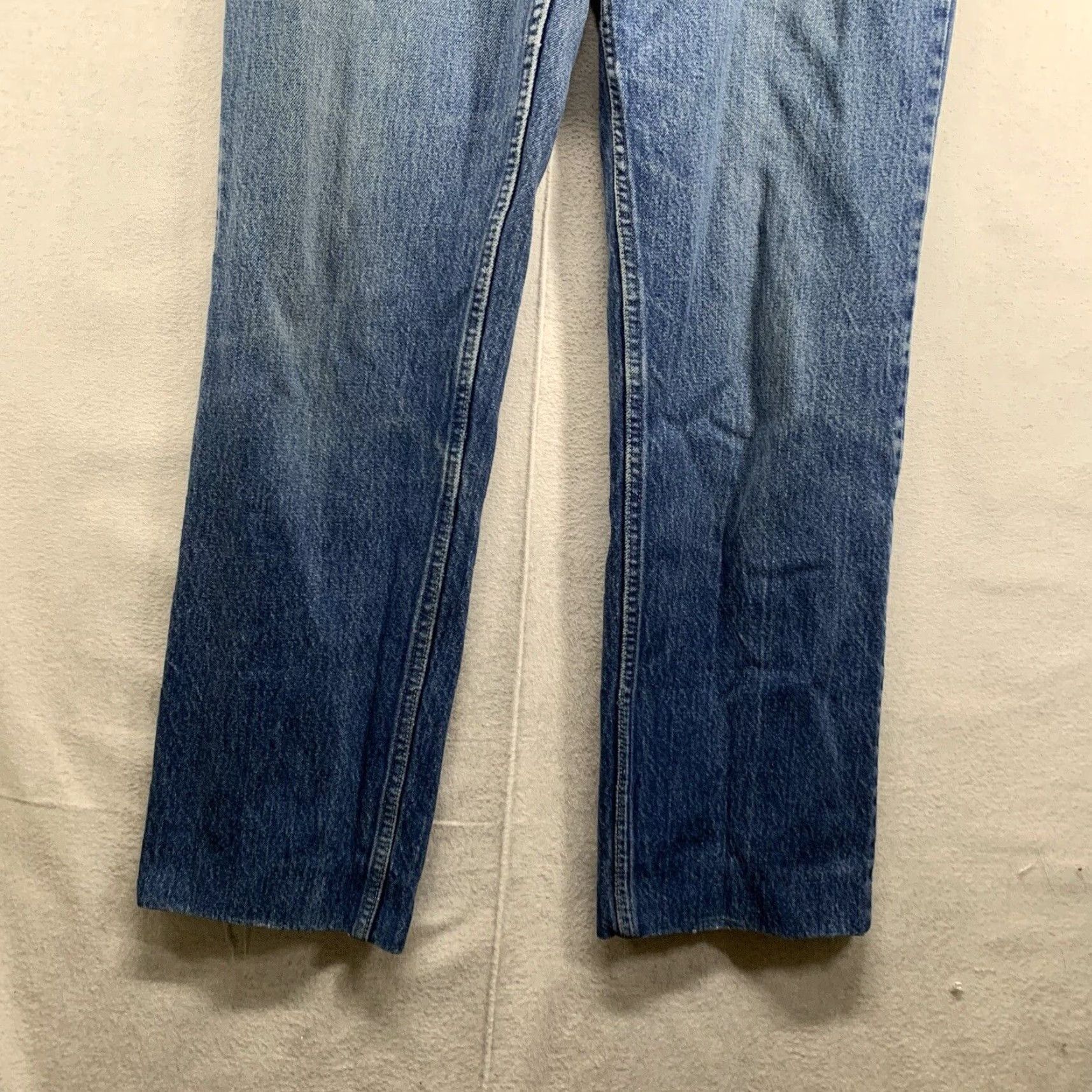 Lee VINTAGE Lee Riders Jeans Women High Rise Slim Fit 31x30 Blue Cotton Denim USA - Straight Pockets Size 24" / US 00 / IT 34 - 5 Thumbnail