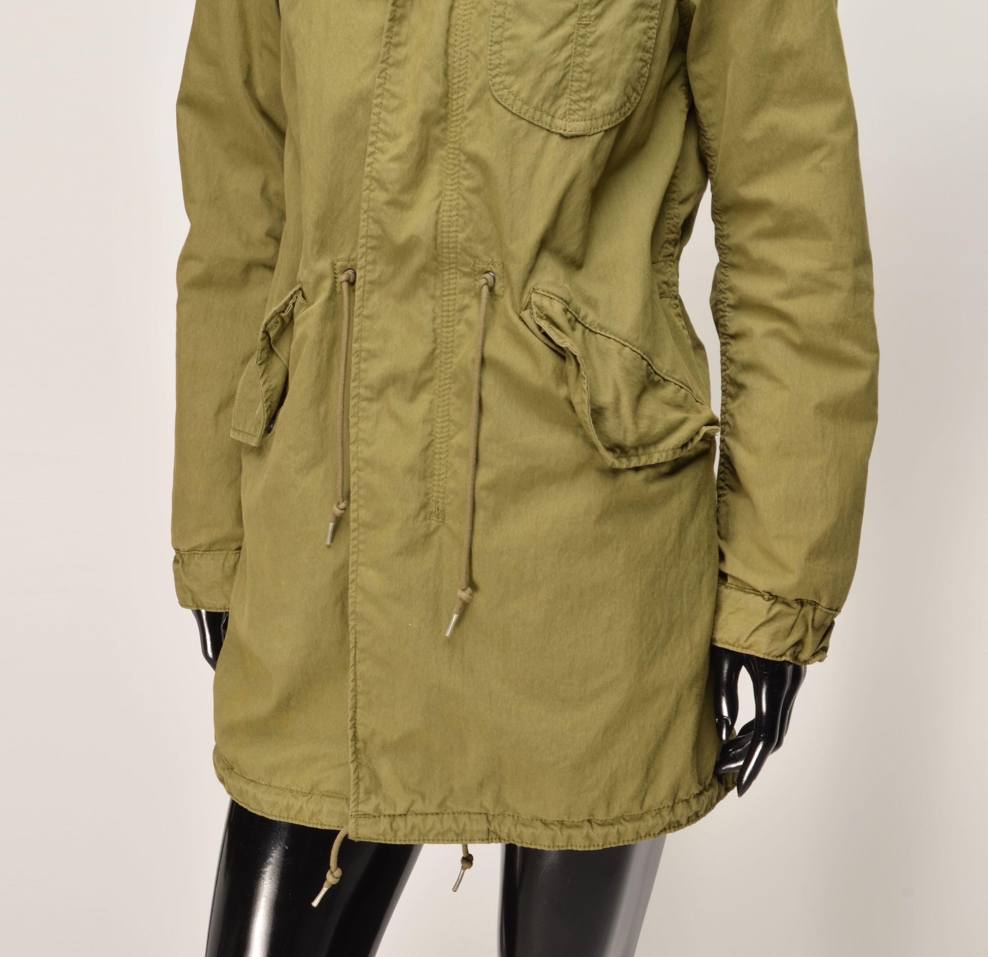 Alpha Industries Alpha Industries X Lee Khaki Strom Rider Fishtail Parka Size S / US 4 / IT 40 - 4 Thumbnail