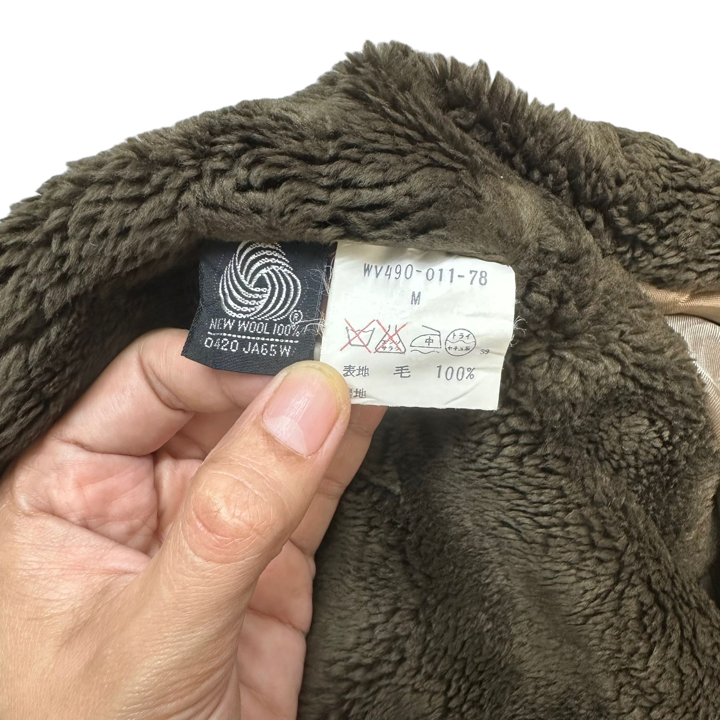 Burberry BURBERRYS SHERPA WOOL COAT JACKET #8547-013 Size US M / EU 48-50 / 2 - 9 Thumbnail