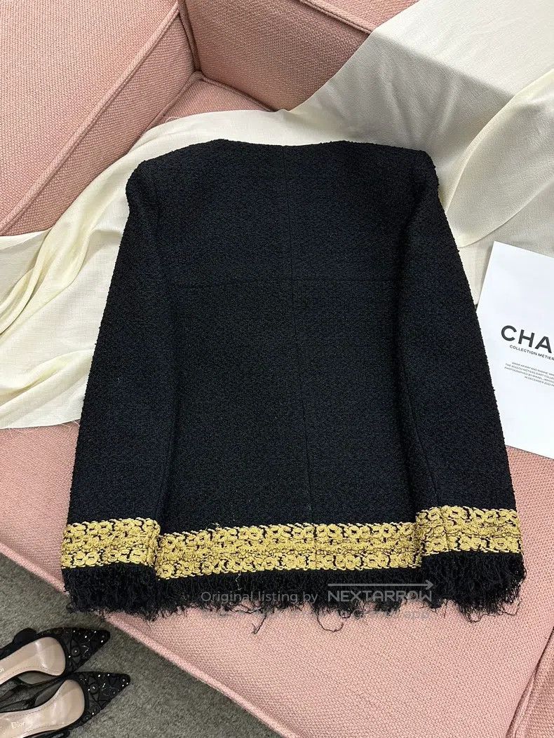 Chanel Chanel Black gold-plated metropolitan series jacket Size XS / US 0-2 / IT 36-38 - 2 Thumbnail