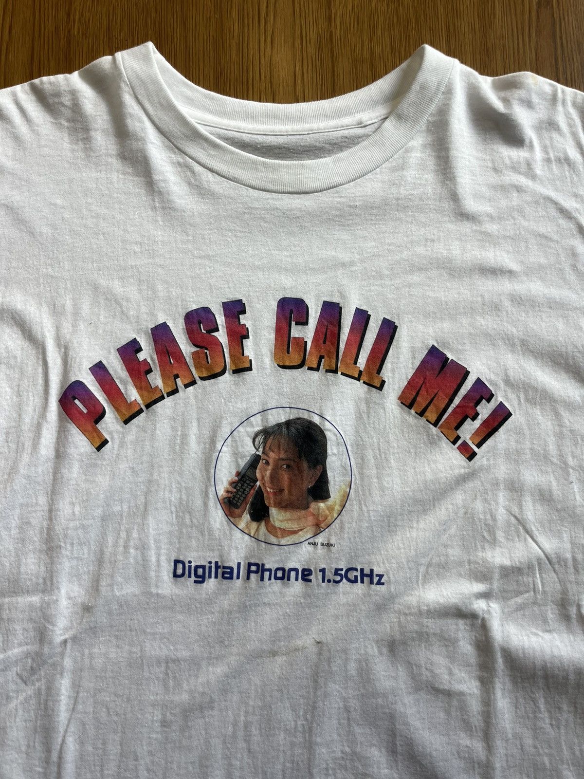 Vintage Vintage ANJU SUZUKI Please Call Me! spot Digital Phone 90’s Size US L / EU 52-54 / 3 - 5 Thumbnail