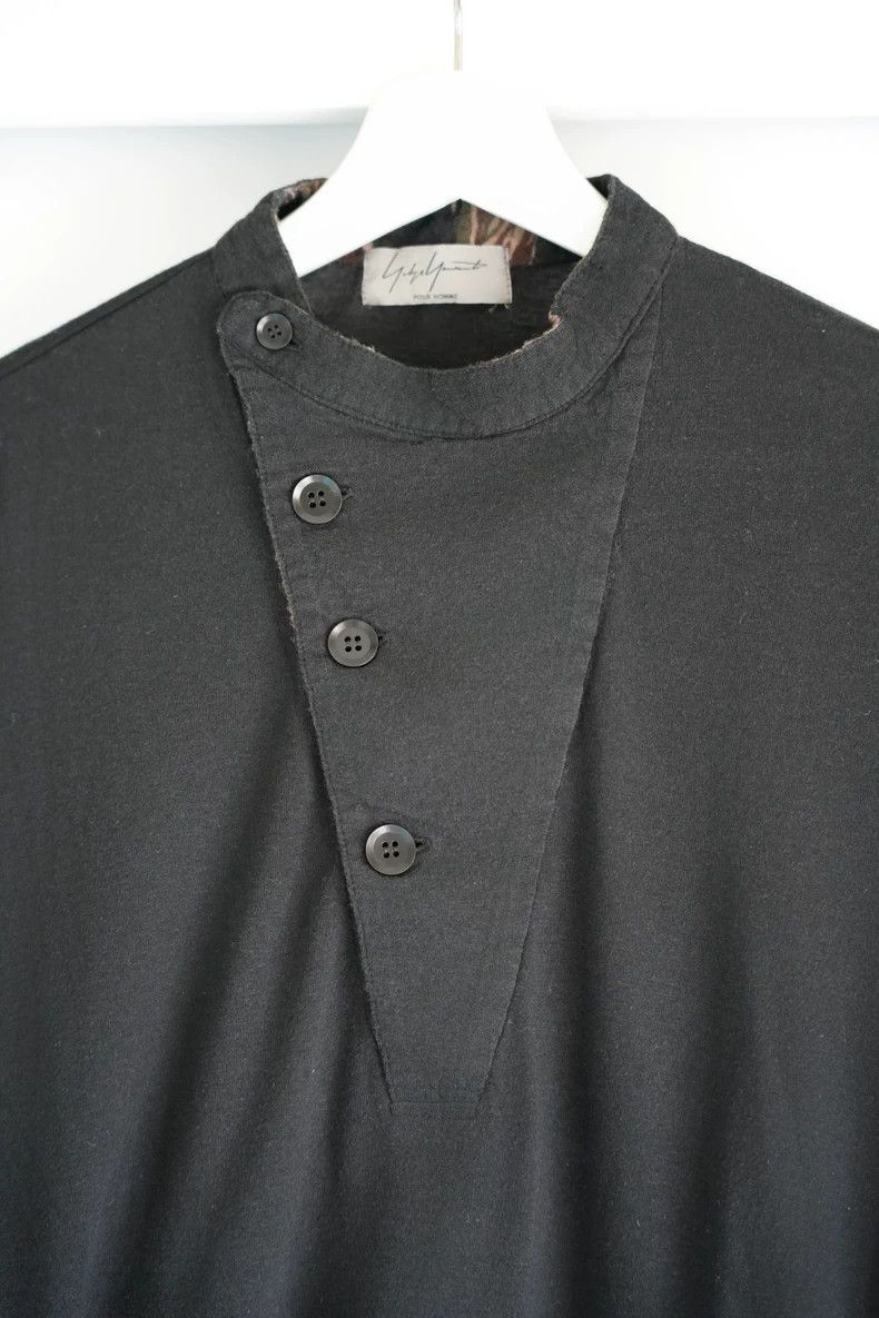 Yohji Yamamoto Yohji Yamamoto 14aw Skull Polaroid Henry Neck Long Sleeve 2 Size US L / EU 52-54 / 3 - 3 Thumbnail