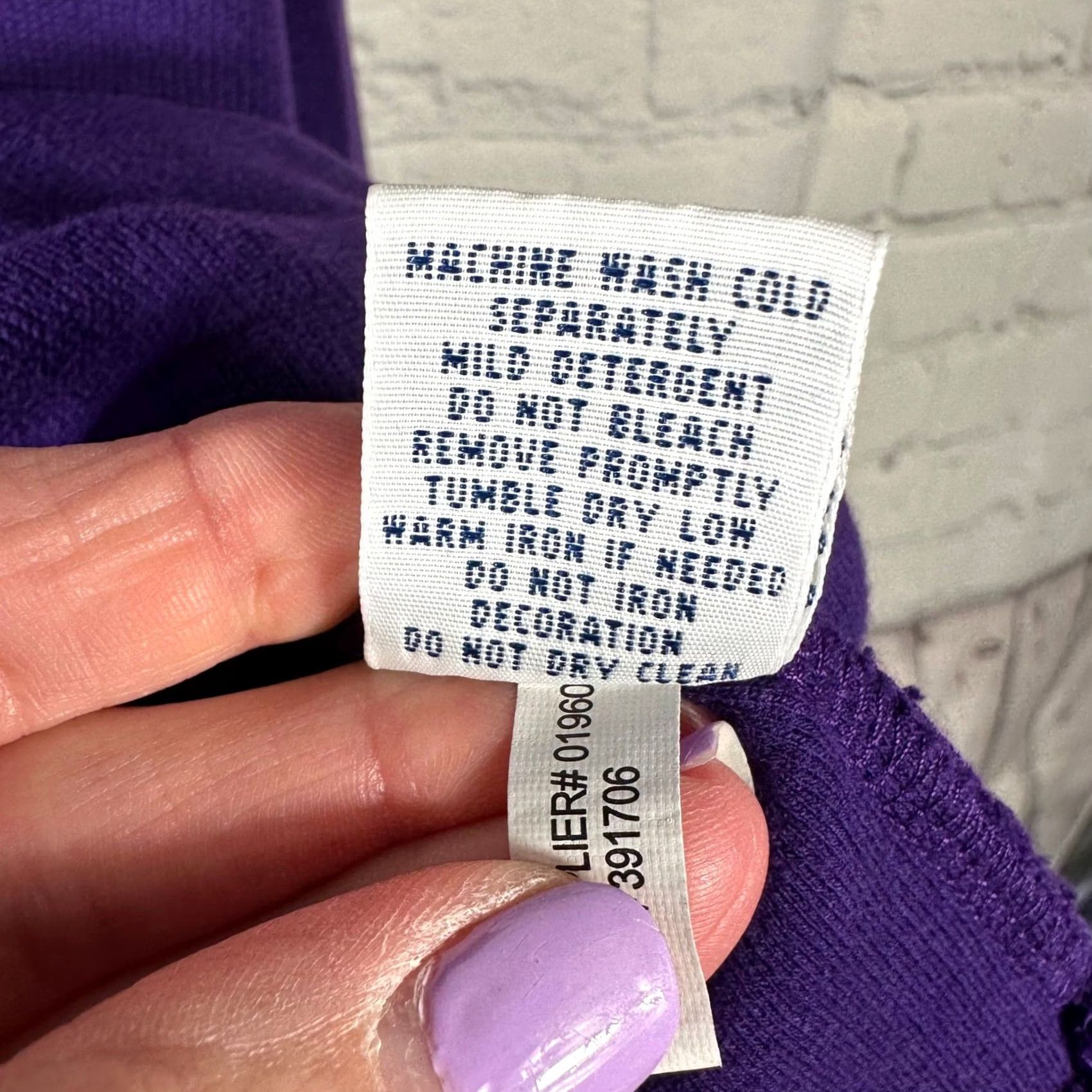 Polo Ralph Lauren Polo Ralph Lauren Mens 2XL Purple Mock Neck Zipper Pullover Cotton Sweater Green Pony Logo Button Zipper Short Sleeve? Size US XXL / EU 58 / 5 - 4 Thumbnail