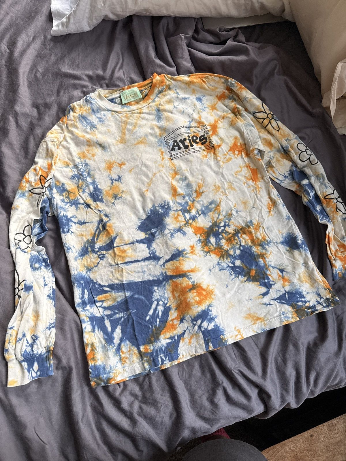 Aries Aries Arise tie dye long sleeve Size US L / EU 52-54 / 3 - 2 Thumbnail