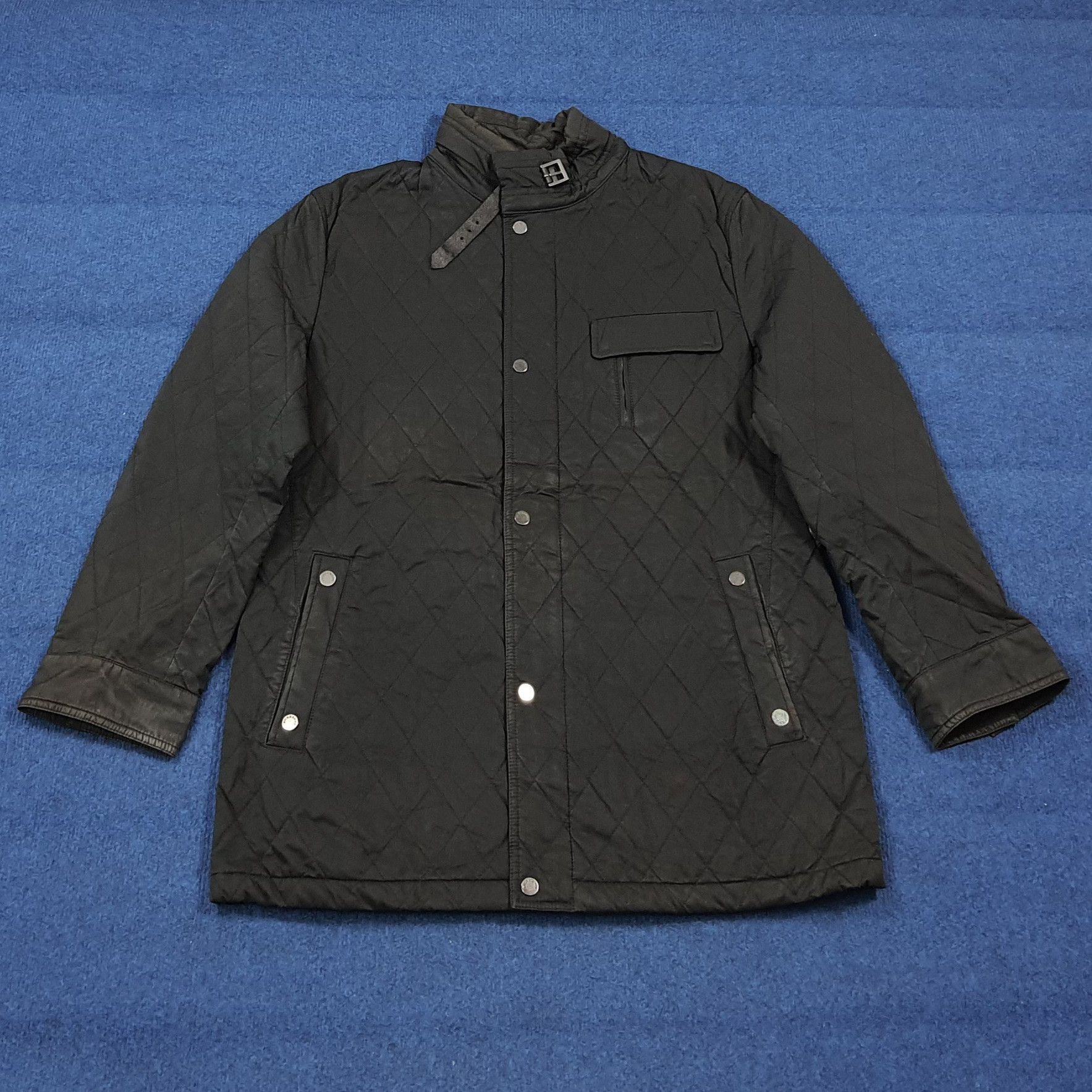Burberry Vintage Burberry Nova Check Lining Quilt Field Coat C287N9 Size US L / EU 52-54 / 3 - 3 Thumbnail