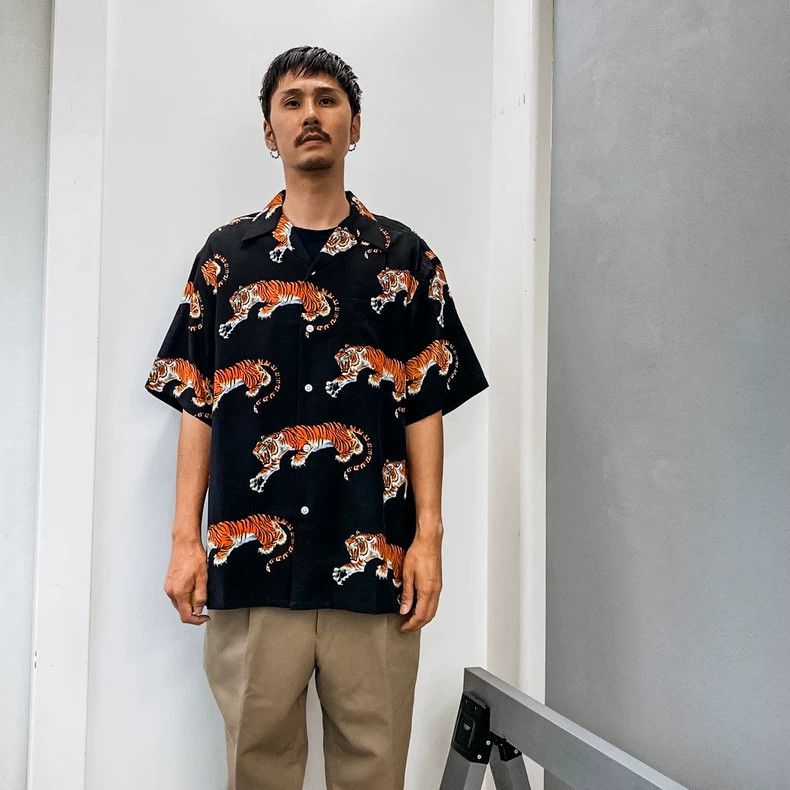 Wacko Maria WACKO MARIA 21ss Short Sleeve Shirt, Tiger, Size M Size US M / EU 48-50 / 2 - 6 Thumbnail