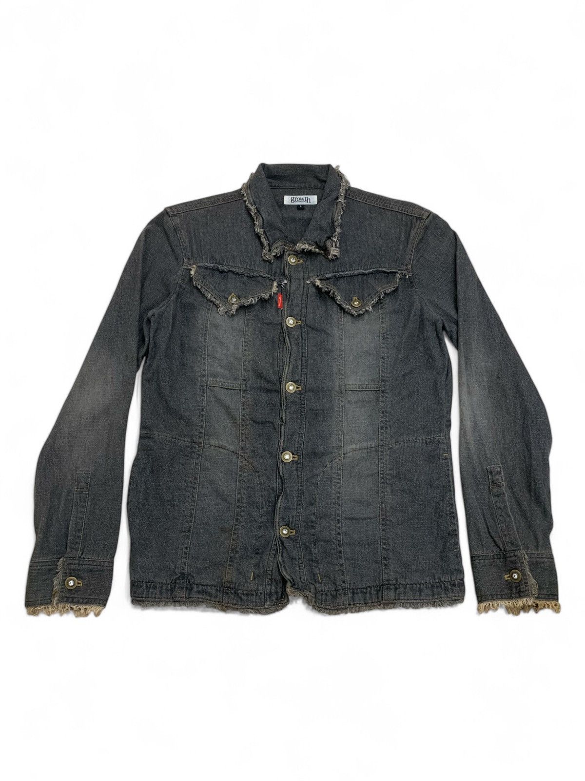 Growth LGB Pearl Button In The Attic Fur Denim
