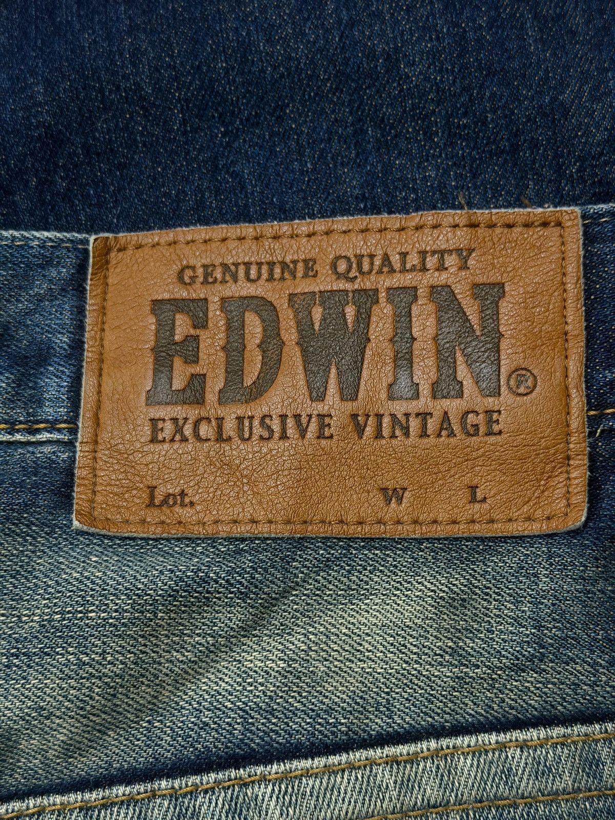 Edwin EDWIN EX404 Exclusive Vintage Japanese Denim Jeans | W32 Size US 34 / EU 50 - 11 Thumbnail