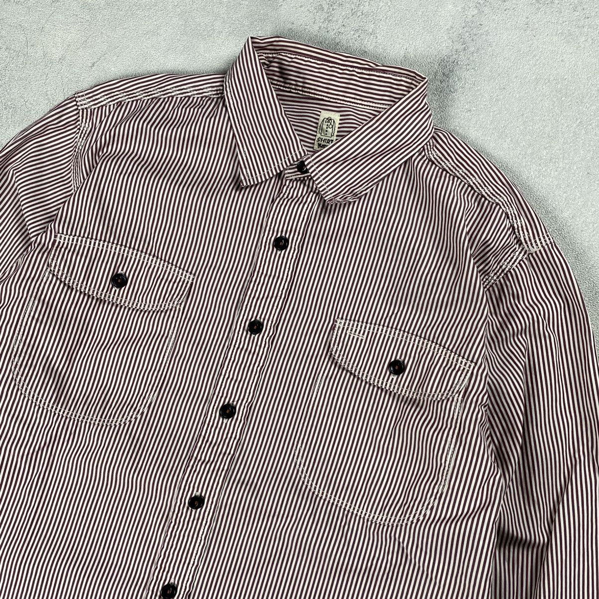 Hiroshi Kato Hiroshi Kato Stripe Shirt Size US M / EU 48-50 / 2 - 2 Thumbnail