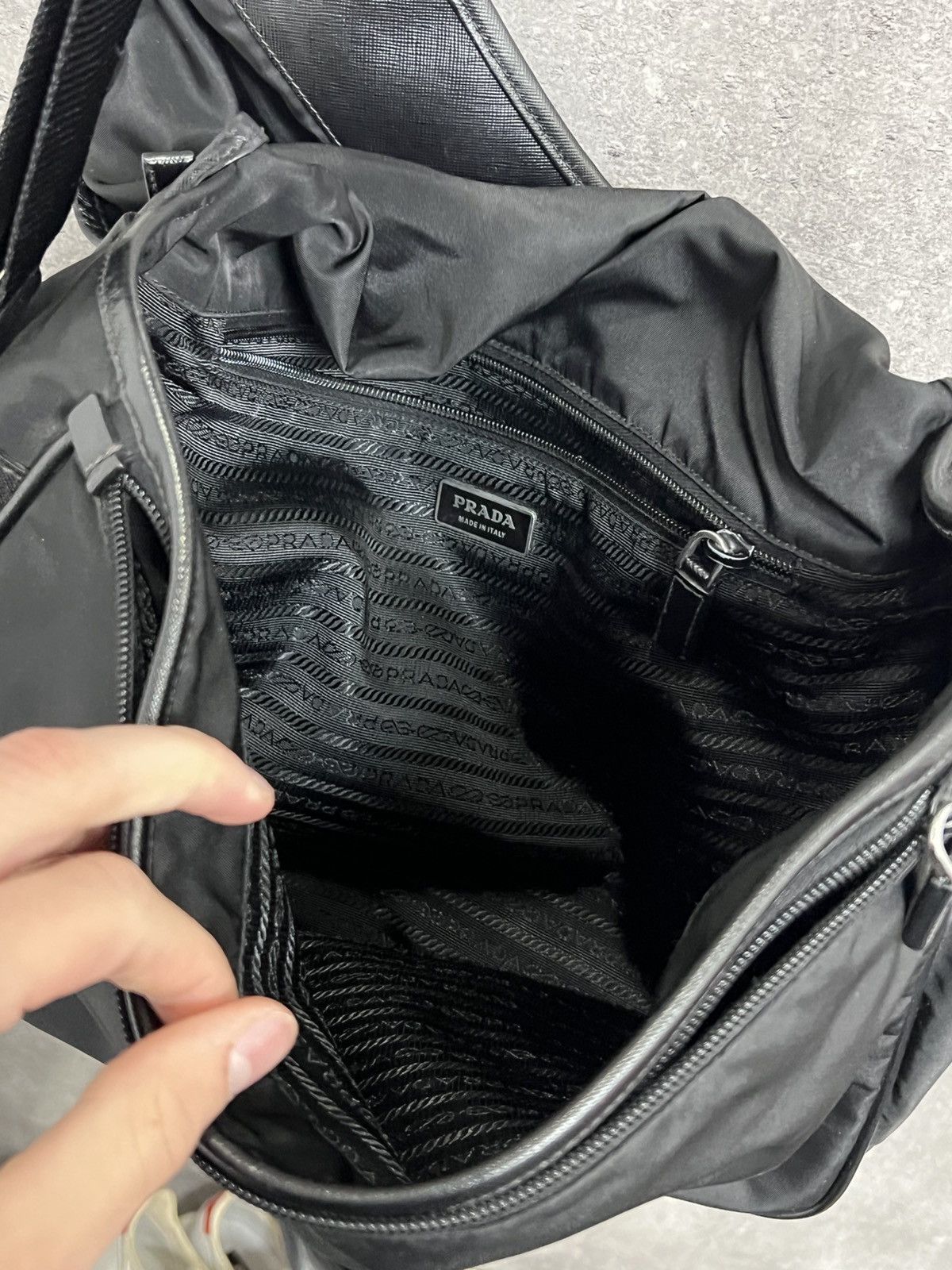 Prada Prada Nylon Messenger Bag Size ONE SIZE - 8 Thumbnail