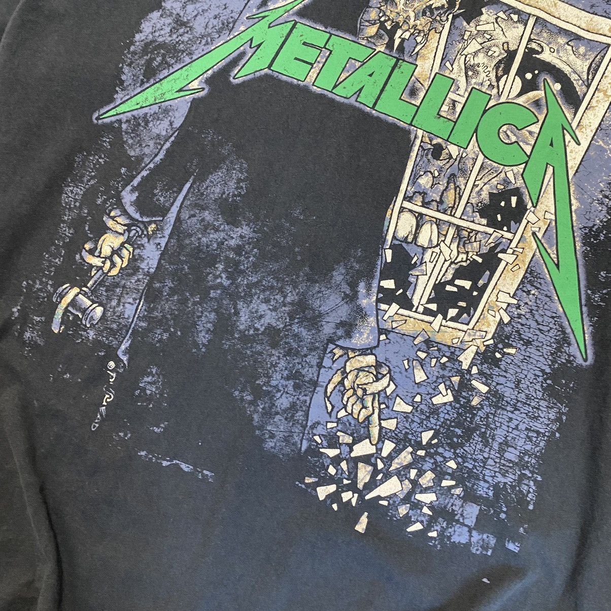 Band Tees Vintage Metallica Overprinted Graphic rock band tee Size US L / EU 52-54 / 3 - 5 Thumbnail