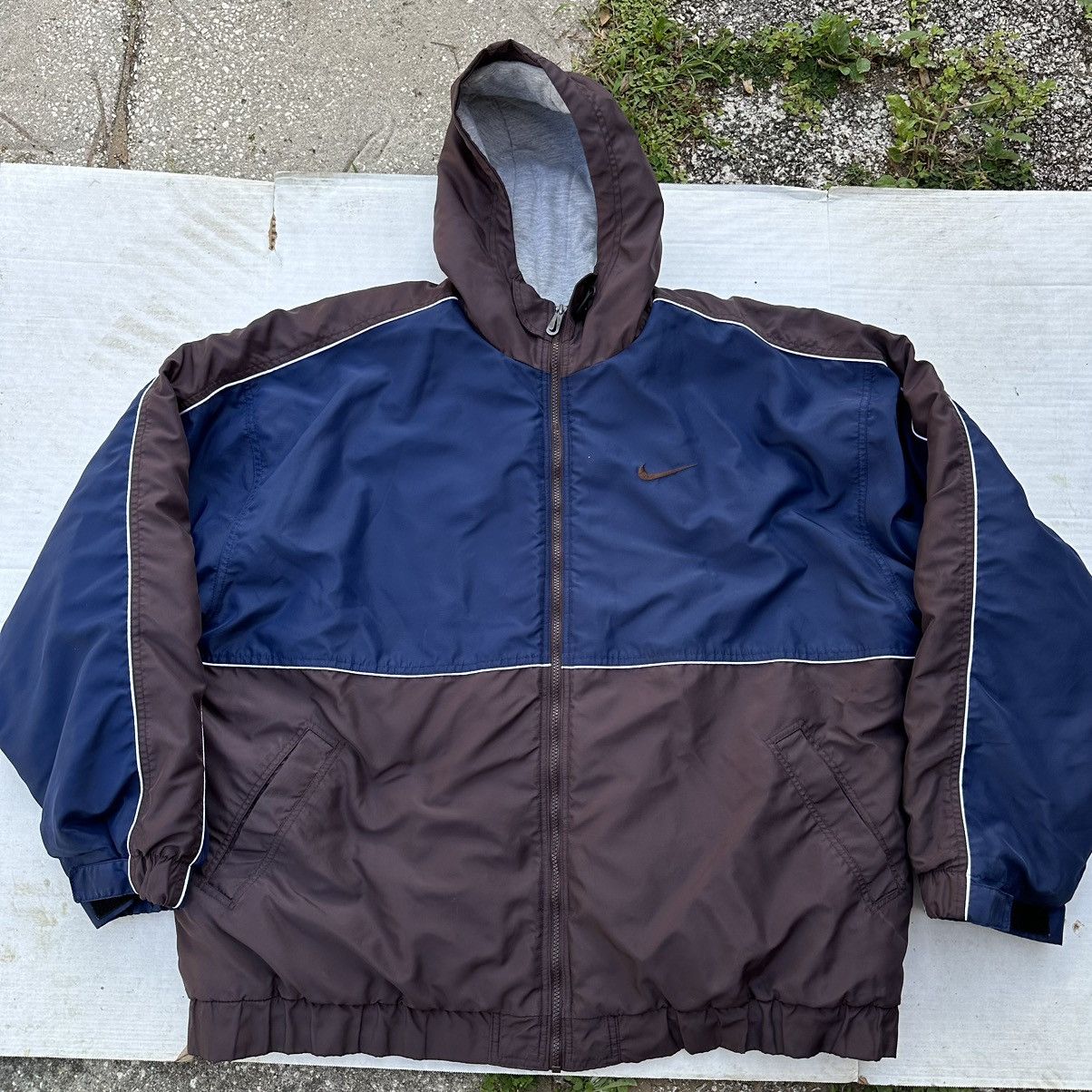 Image of 90’S Nike Jacket in Brown, Men's (Size 2XL)