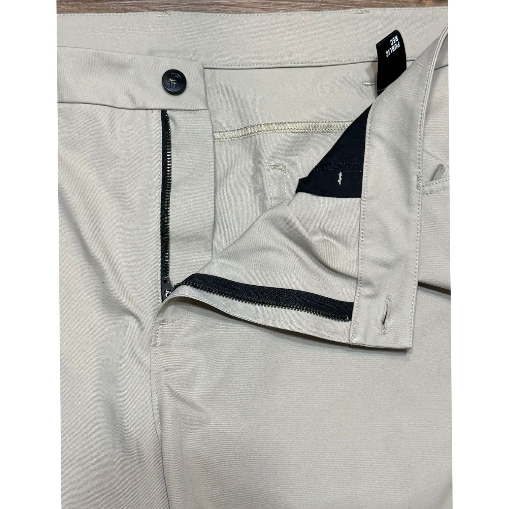 Vintage Public Rec Dealmaker 5 Pocket Pants Sz 44x32 Tan Khaki Straight Leg Performance Size US 44 / EU 60 - 5 Thumbnail