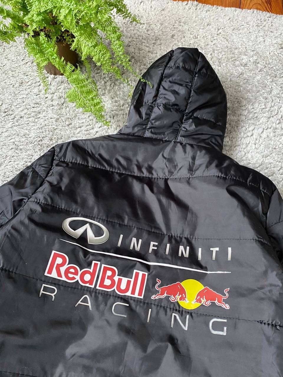 Red Bull × Vintage 00s Redbull Racing Infinity Puffer Light Jacket Streetwear Size US L / EU 52-54 / 3 - 3 Thumbnail