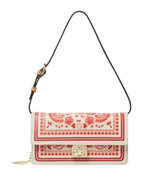 Fendi o1s1wg110526 Wallet on Chain Baguette in White Size ONE SIZE - 1 Thumbnail