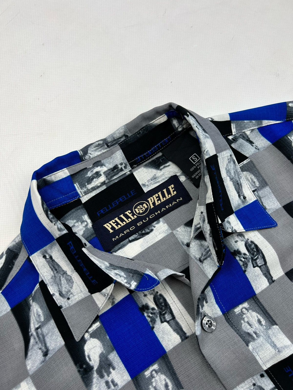 Marc Buchanan × Pelle Pelle × Vintage 90s Pelle Pelle vintage full print comic shirt button up Size US S / EU 44-46 / 1 - 3 Thumbnail