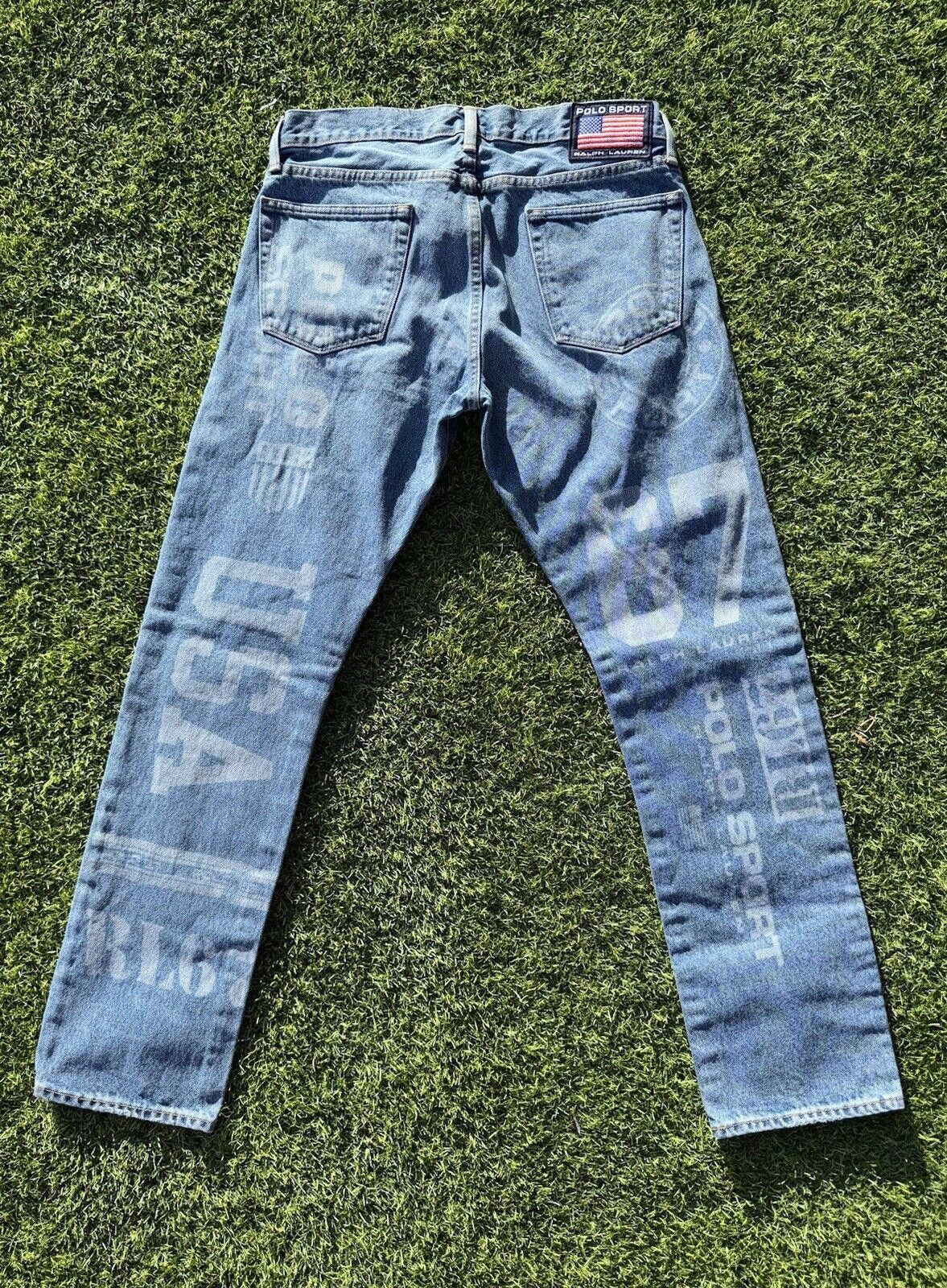 Polo Ralph Lauren Vintage Ralph Lauren POLO SPORT 1992 Jeans Stadium 32x32 Size US 32 / EU 48 - 2 Thumbnail