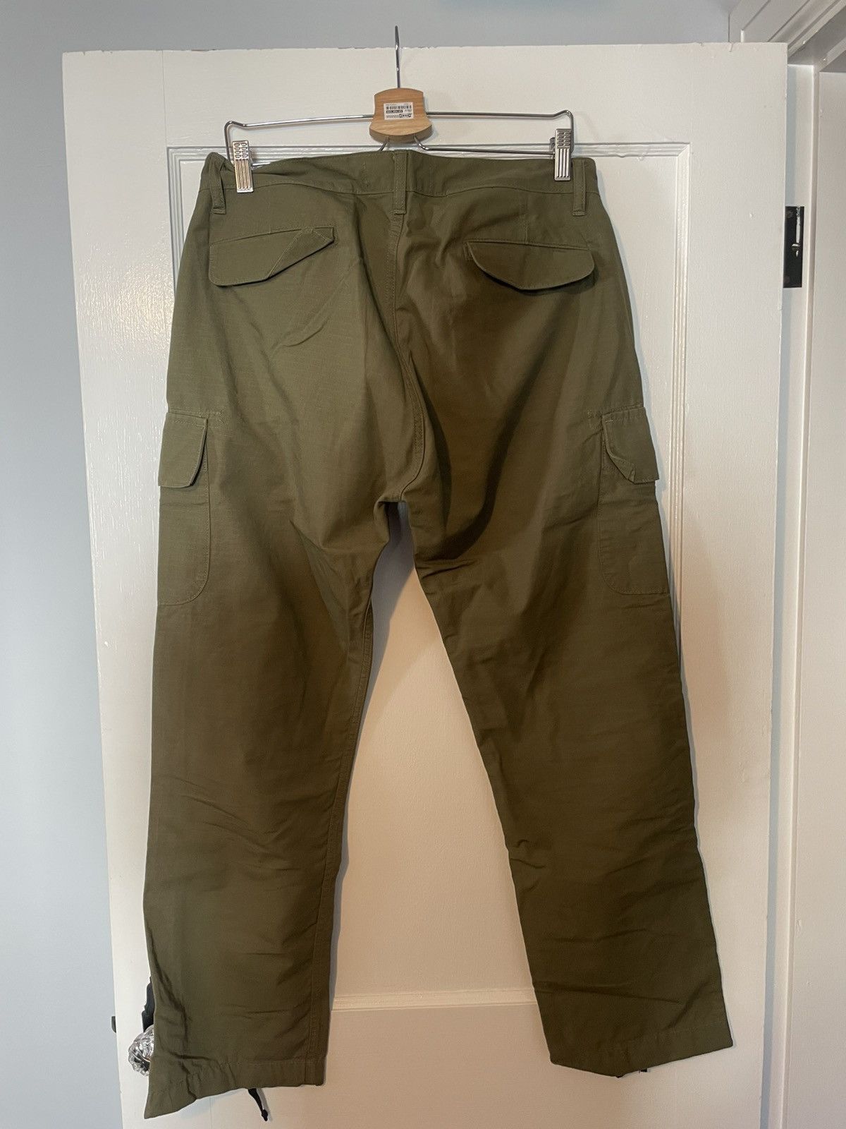 3sixteen 3sixteen Olive Ripstop Cinch Cargo Pants 33 Size US 33 - 3 Thumbnail