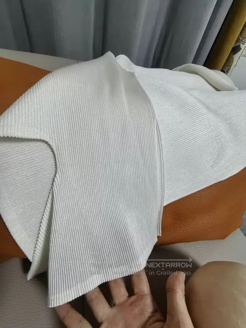 Issey Miyake Issey Miyake White spring top Size L / US 10 / IT 46 - 3 Thumbnail