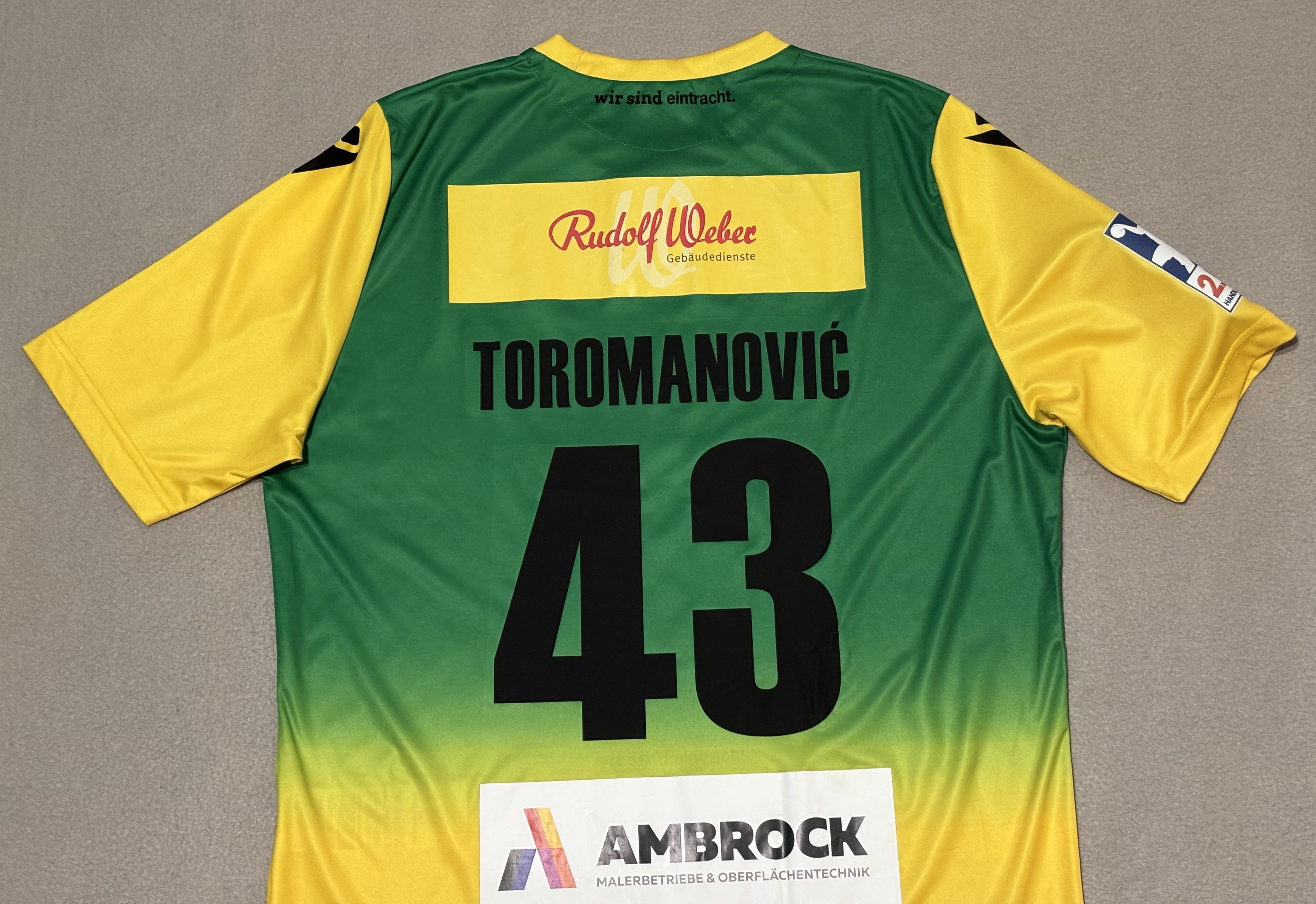 Macron VfL Eintracht Hagen 2021/2022 Toromanović #43 Macron Size US XL / EU 56 / 4 - 11 Thumbnail