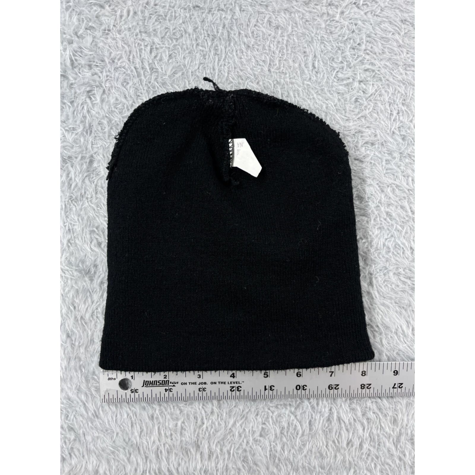 Vintage Wrestling Beanie Toque Hat Adult One Size Black Acrylic Knit Outdoors Size ONE SIZE - 6 Thumbnail