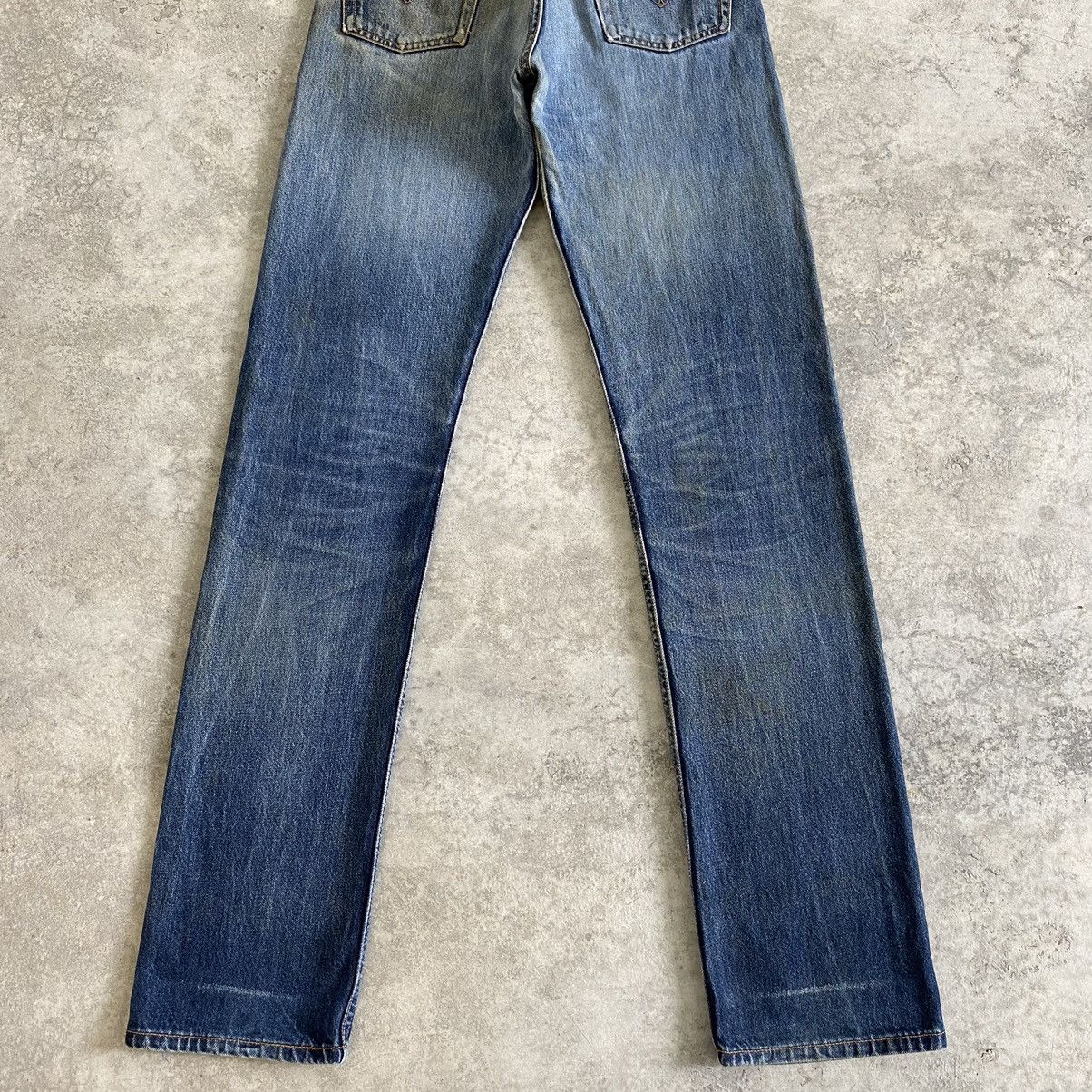 Levi's Vintage 90’s Levis 501 Faded Blue Dirty Denim Jeans Size US 29 - 15 Thumbnail