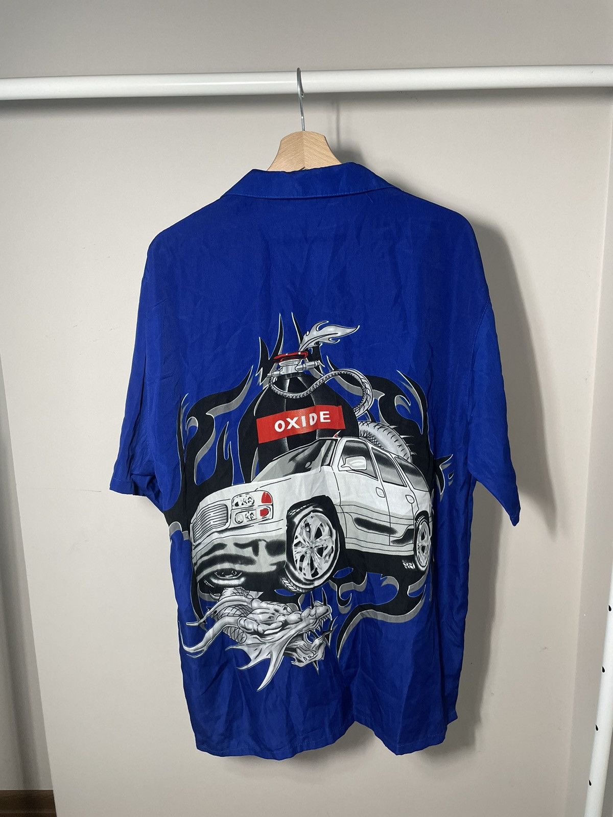 Other Vintage racing rap moto button up shirt Size US XL / EU 56 / 4 - 4 Thumbnail
