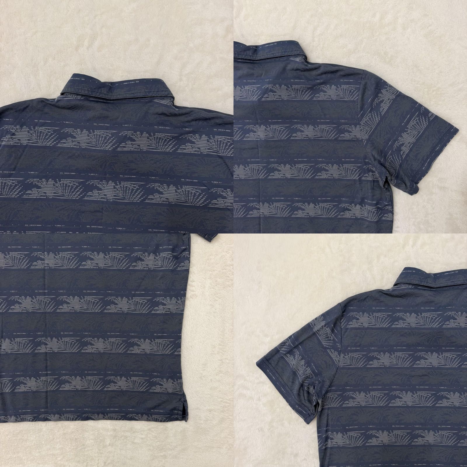 TravisMathew Travis Mathew Polo Shirt Mens XL Blue Stripe Pima Cotton Golf Performance Shirt Size US XL / EU 56 / 4 - 8 Thumbnail