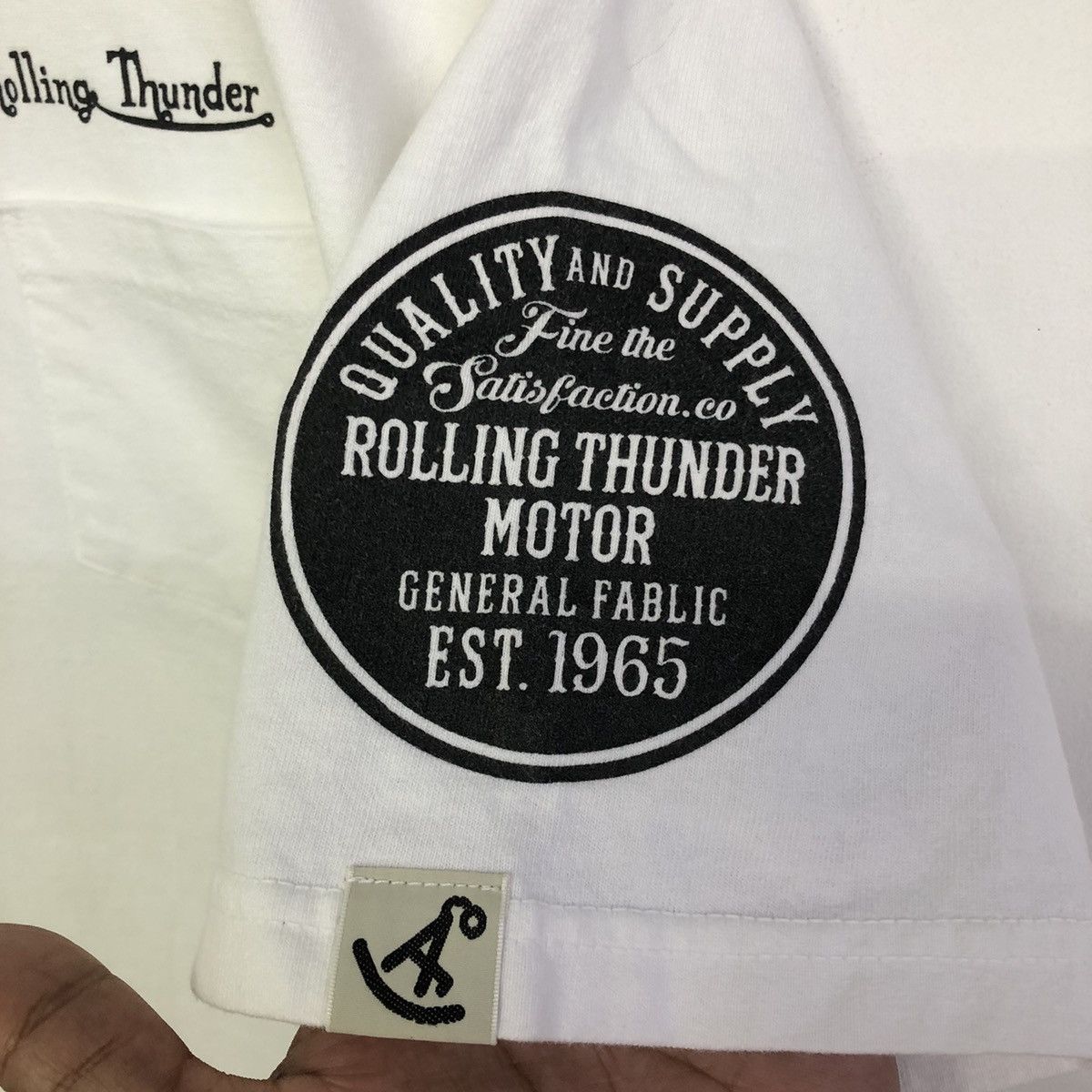 Japanese Brand Vintage Acoustic Rolling Thunder MC Japanese Brand Tshirt Size US L / EU 52-54 / 3 - 8 Thumbnail