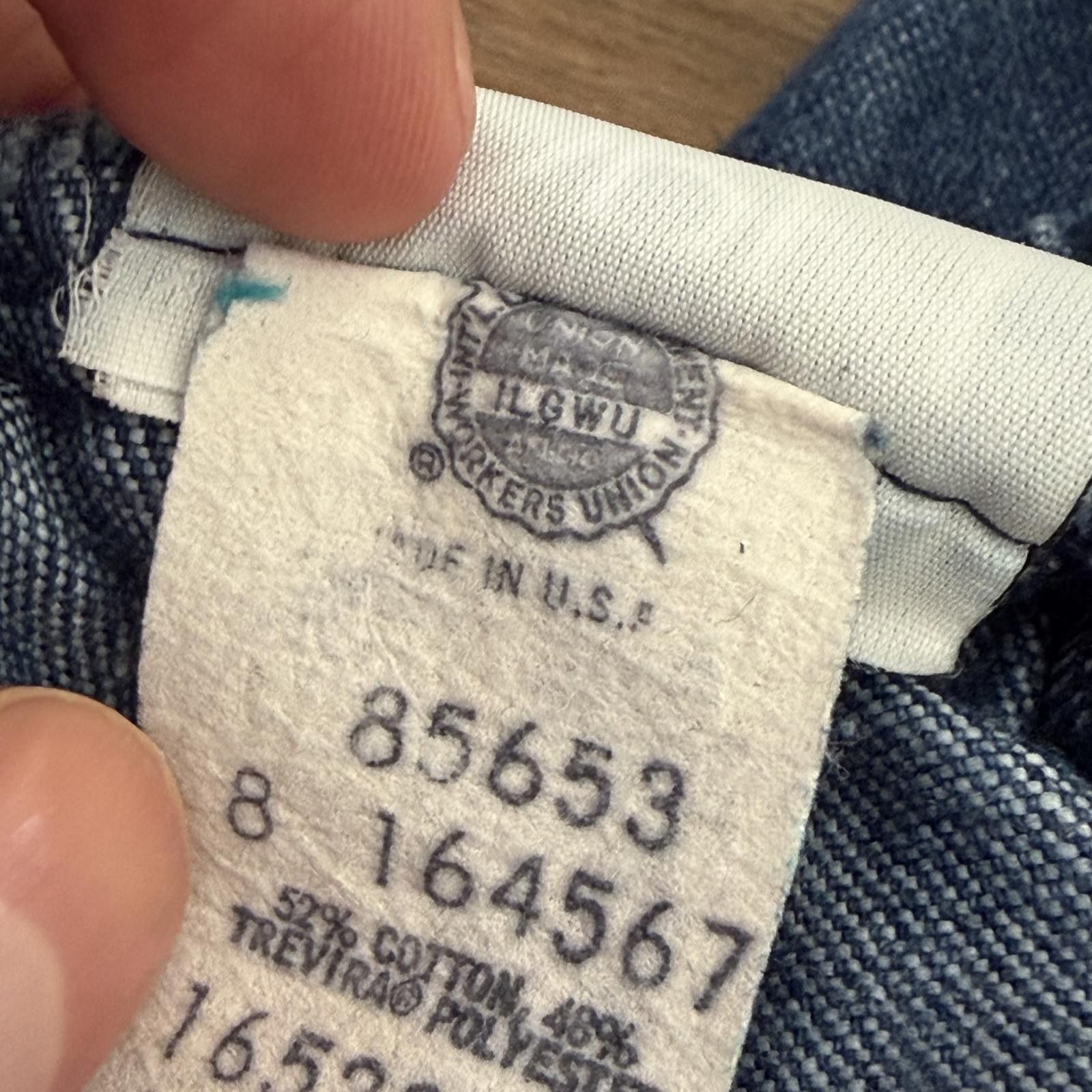 Other Vintage 80s Koret City Blues Denim Pants NO BUTTON Size 32" / US 10 / IT 46 - 9 Thumbnail