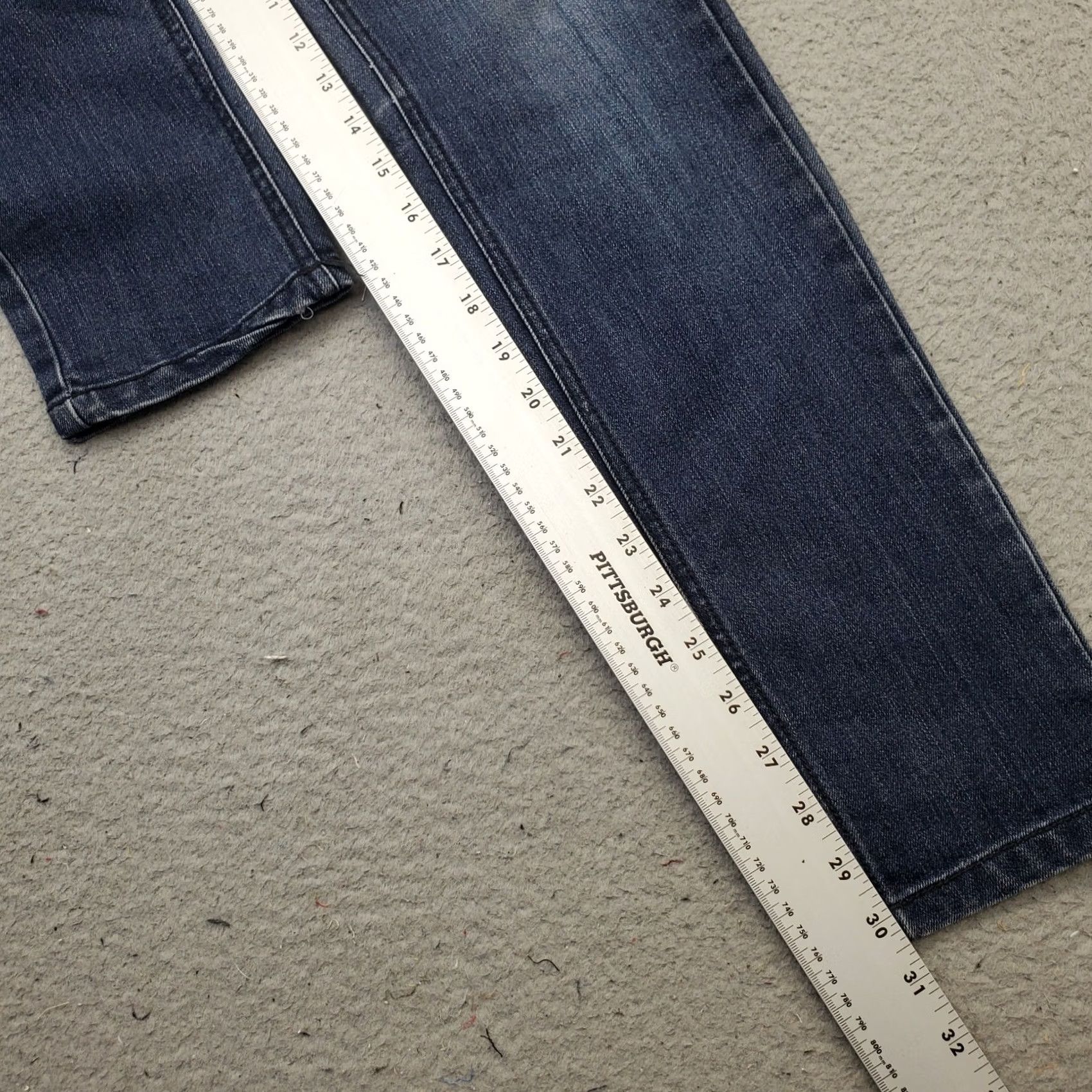 Vintage Bongo Jeans Womens 7 Blue Denim Faded Stretch Streetwear Ultra Skinny Researchers? Size 28" / US 6 / IT 42 - 4 Thumbnail