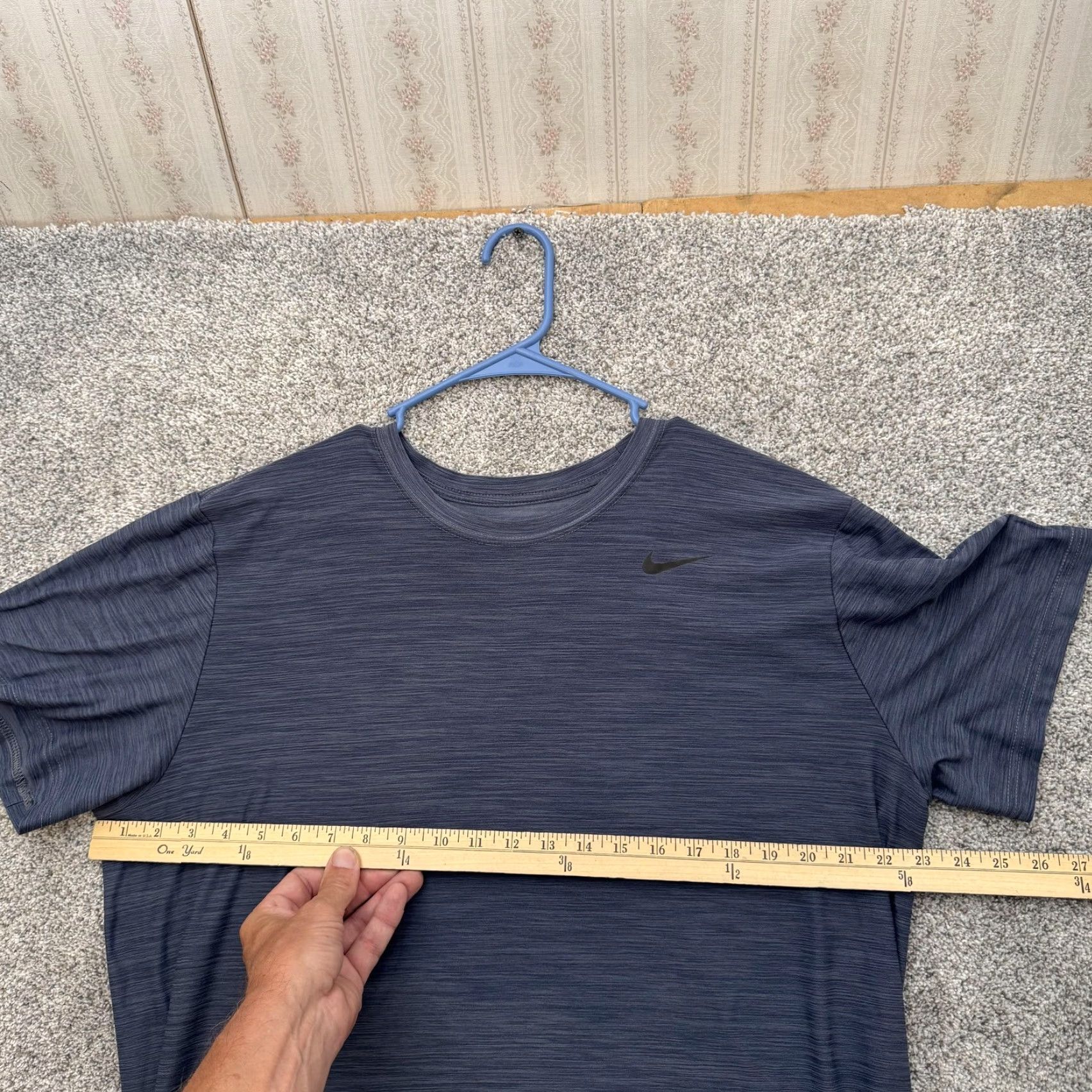 Nike Nike Shirt Mens XL Dri-FIT Lightweight Athletic Running Tee Top Blue Size US XL / EU 56 / 4 - 3 Thumbnail