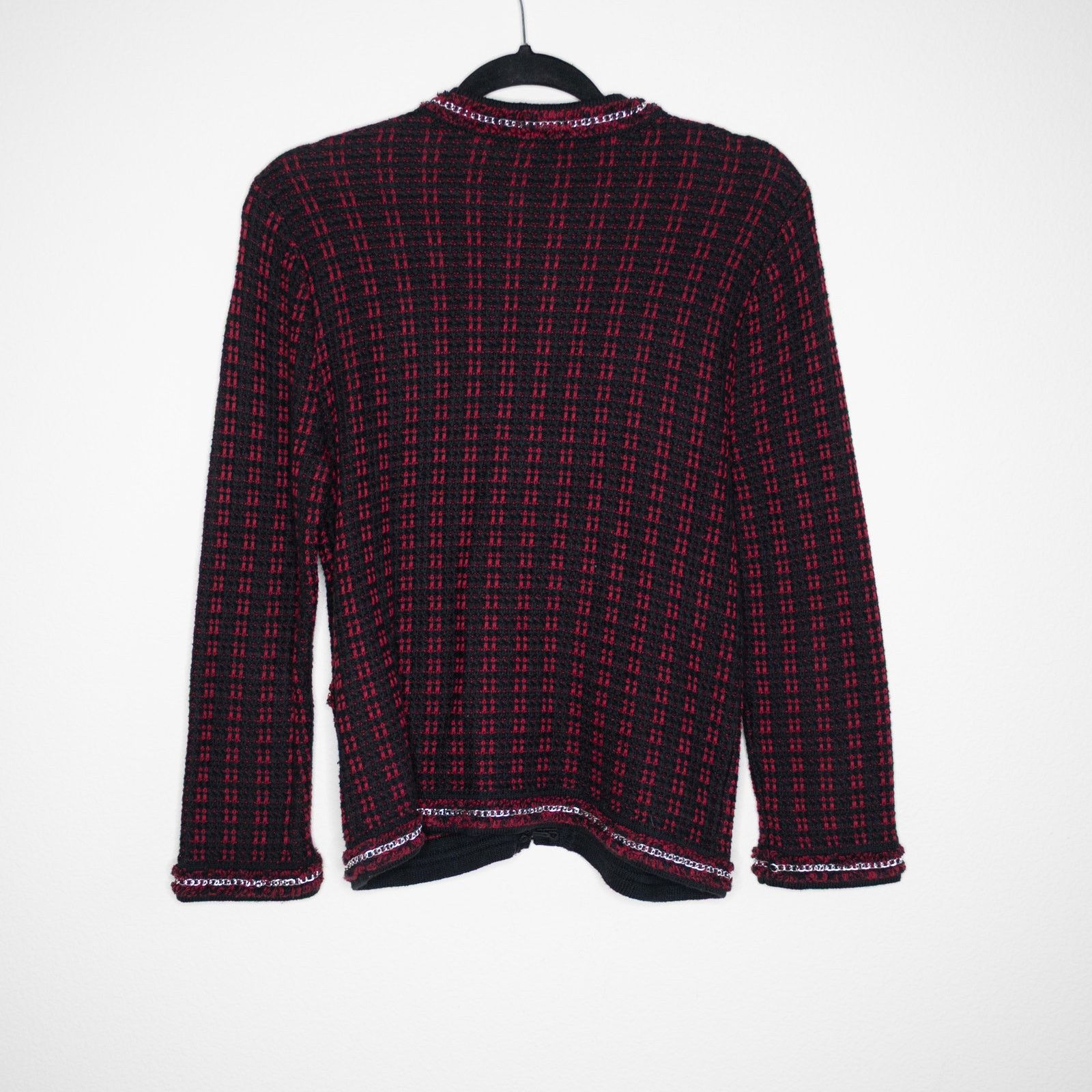 Alice + Olivia Alice + Olivia Georgia Embellished Sweater Jacket Size M / US 6-8 / IT 42-44 - 4 Thumbnail