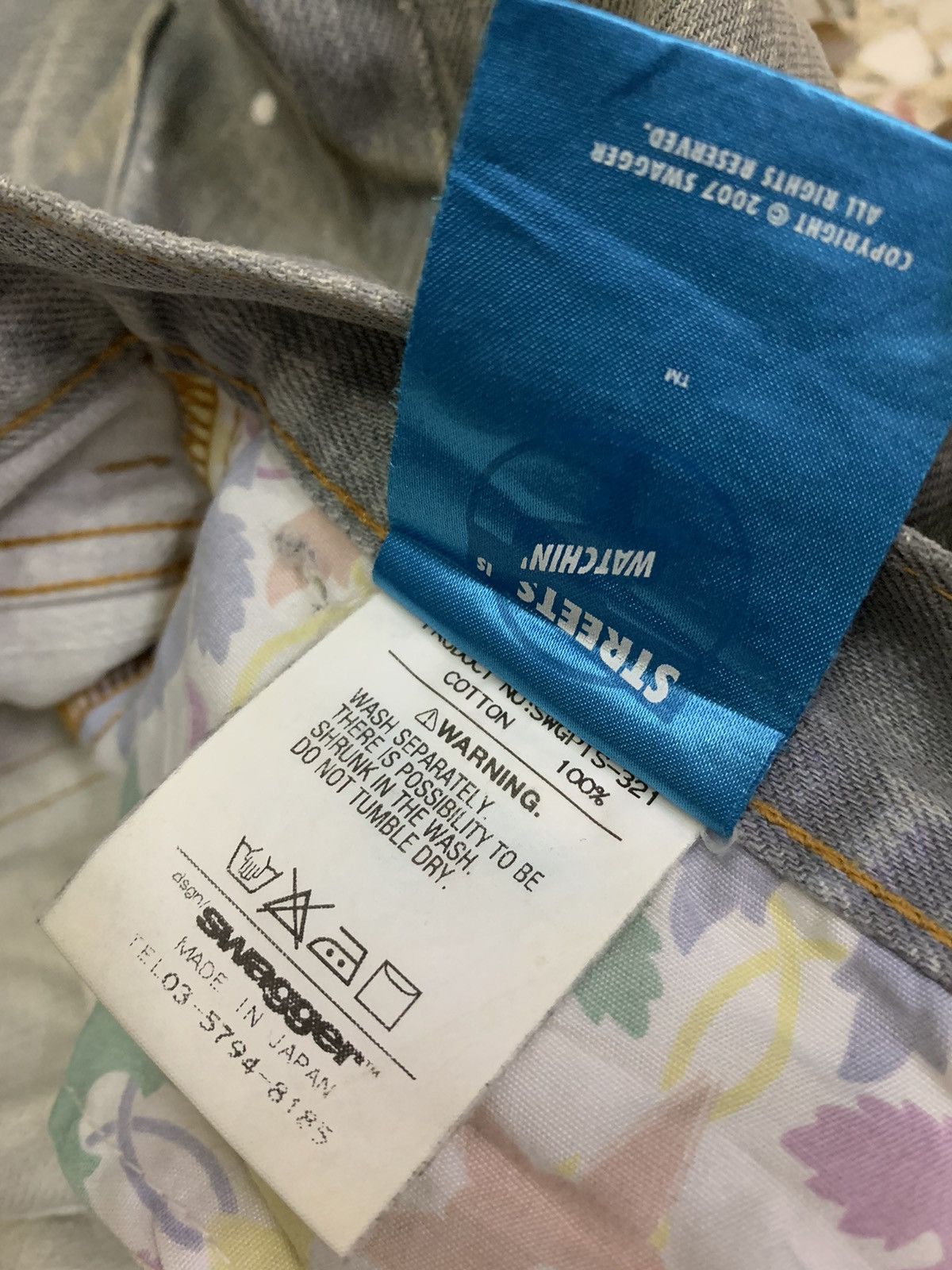 Swagger 💥Japanese designer Swagger Japan Painted Denim Size US 32 / EU 48 - 7 Thumbnail