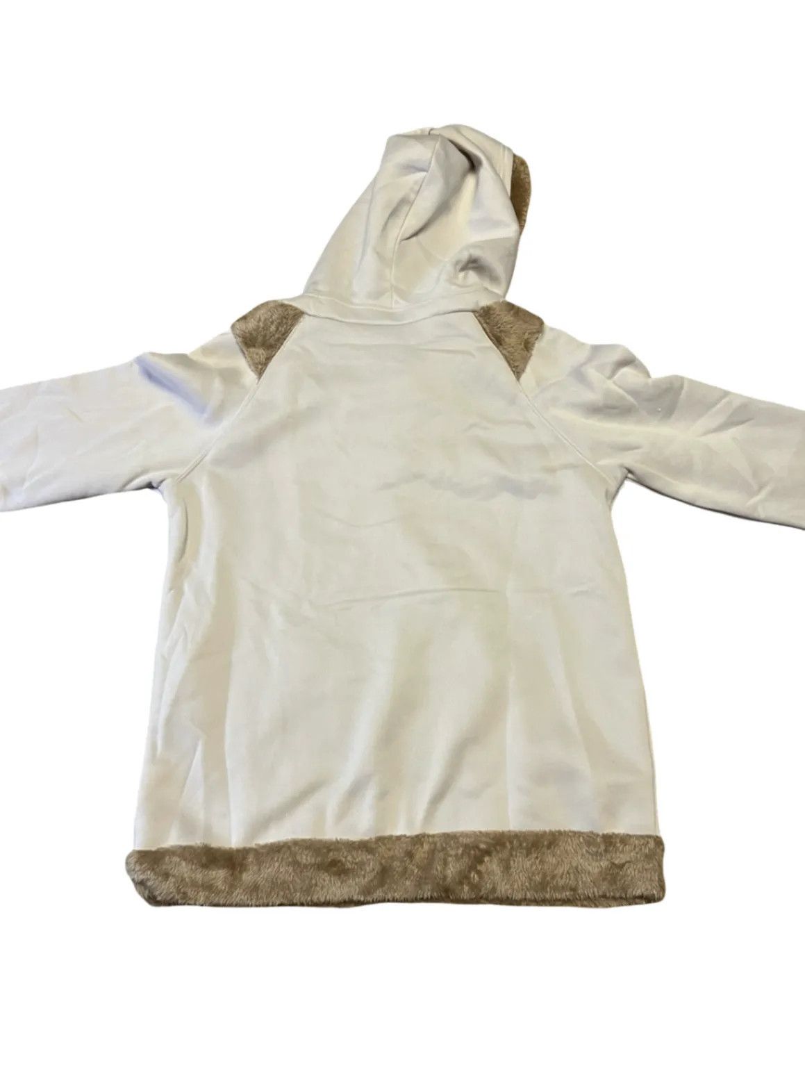 Other Aumora Fur Y2k Longhorns Womens Hoodie Beige Size L Size L / US 10 / IT 46 - 2 Thumbnail