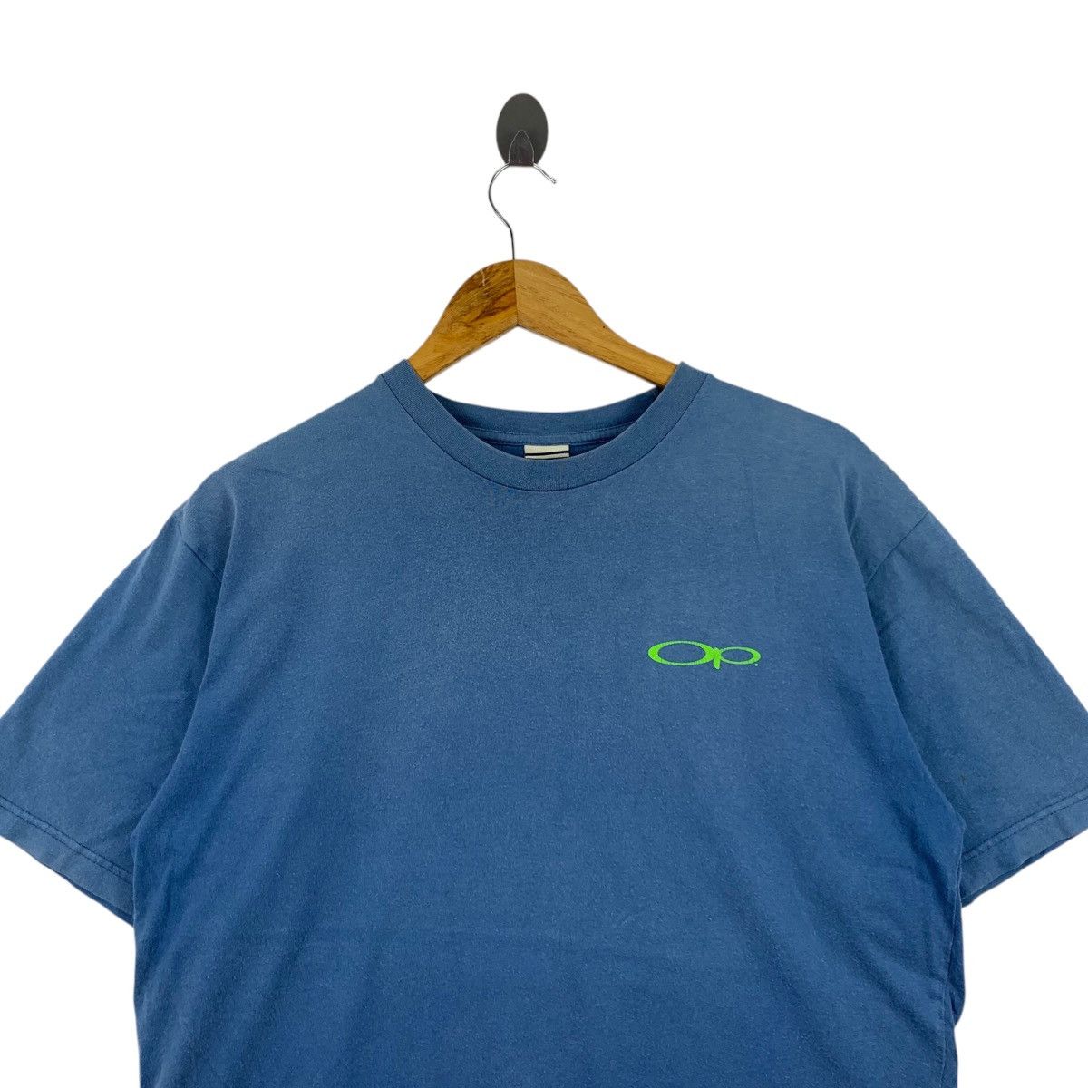 Ocean Pacific Vintage 90s OP OCEAN PACIFIC Surf Brand Blue Short Shirt Size US L / EU 52-54 / 3 - 3 Thumbnail