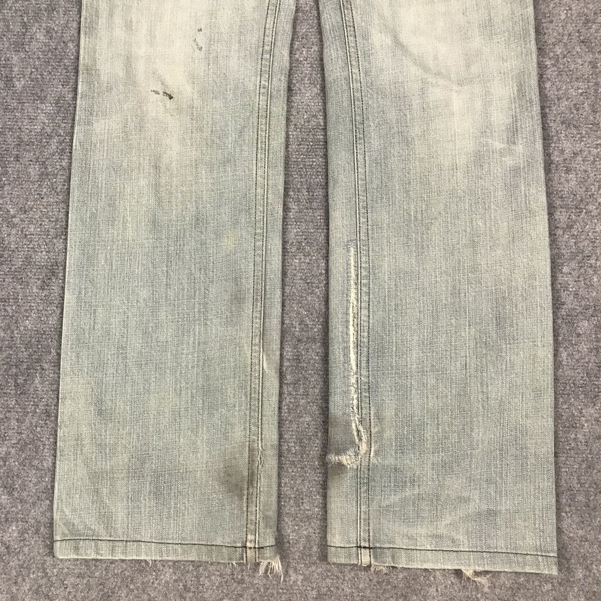 Number (N)ine NUMBER NIME LIGHT DENIM BUSHPANTS DISTRESS JEANS Size US 30 / EU 46 - 11 Thumbnail