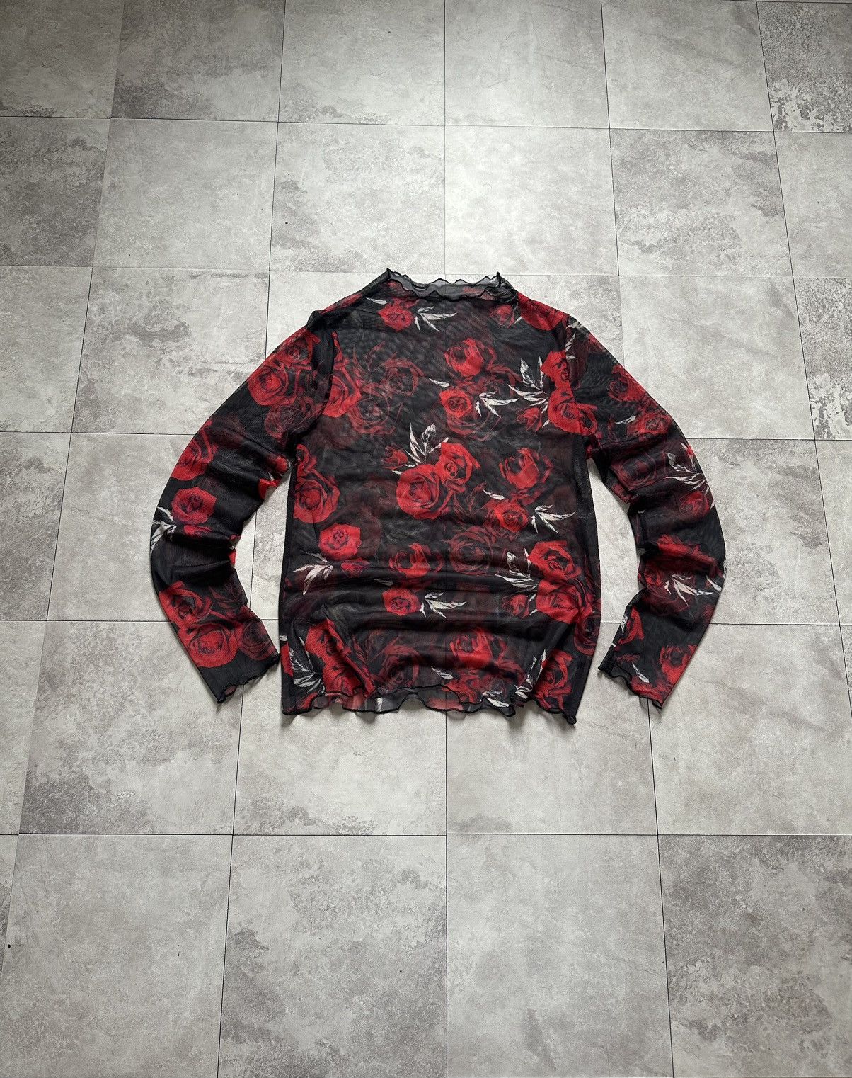 Hysteric Glamour Cute Floral Hysteric Glamour JPG Vibe Mesh Long Sleeve Size L / US 10 / IT 46 - 5 Thumbnail