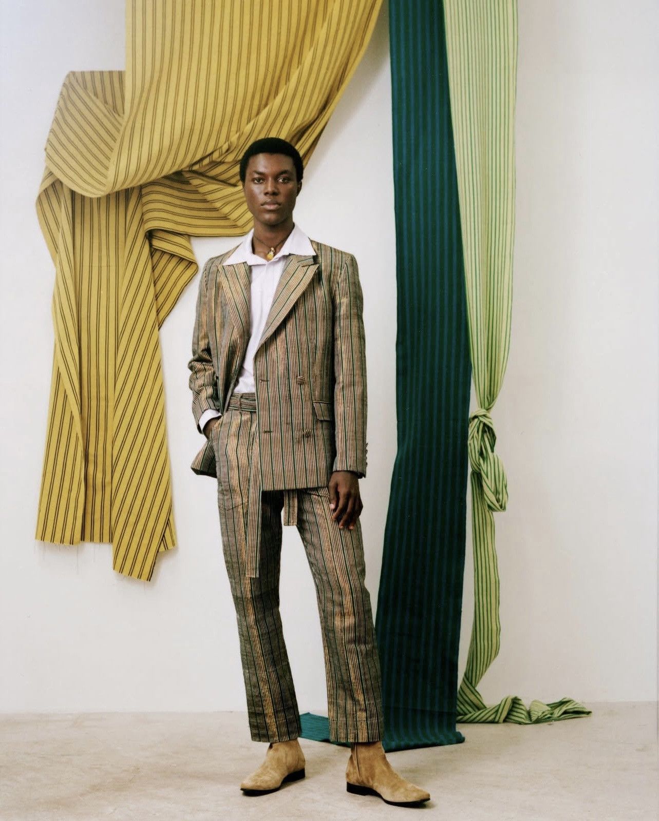 Other !DS! SS22 Lukhanyo Mdingi Cabes Transfuse Casual Pants Size US 30 / EU 46 - 1 Thumbnail