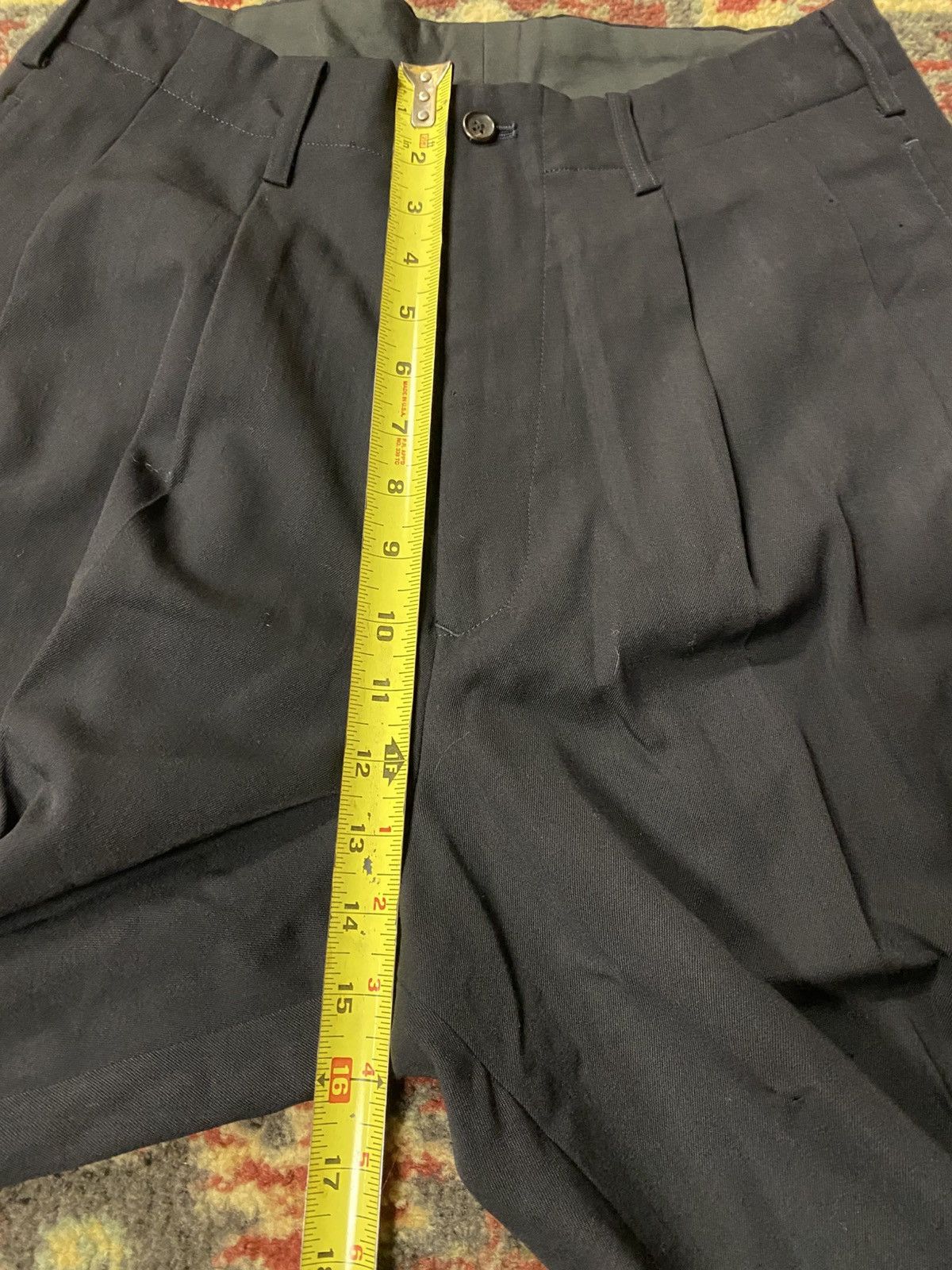 Yohji Yamamoto Vintage Yohji Yamamoto Wool Slacks Size US 32 / EU 48 - 10 Thumbnail