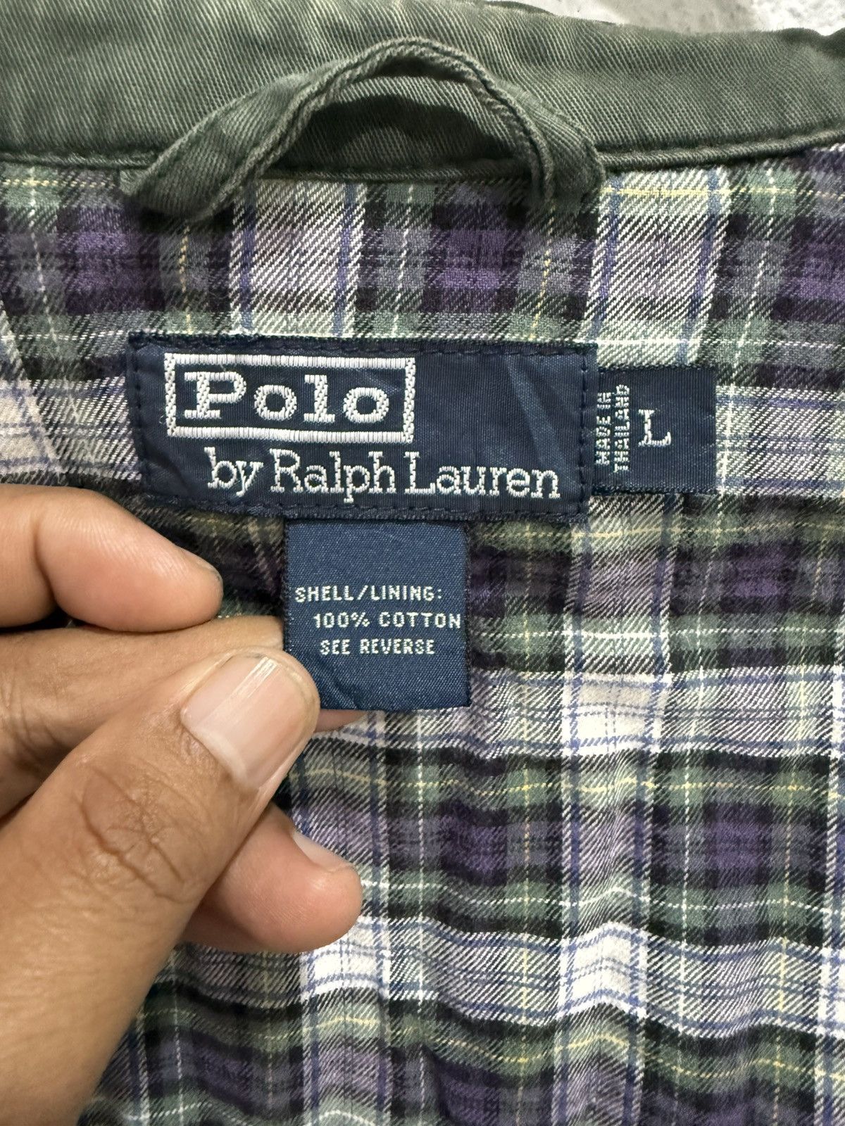 Ralph Lauren POLO RALPH LAUREN BOMBER JACKET PLAID INNER BOMBER STYLE Size US L / EU 52-54 / 3 - 10 Thumbnail