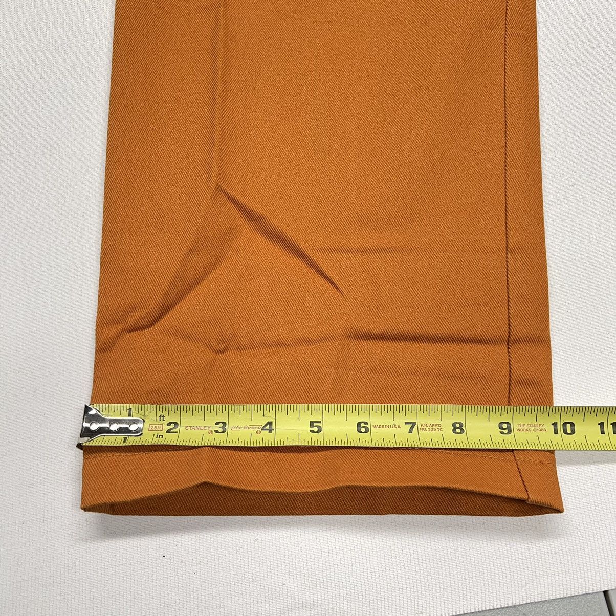Clench × Vintage VTG Clench Jeans Orange Carpenter Denim Wide Baggy Skater Size US 32 / EU 48 - 21 Thumbnail