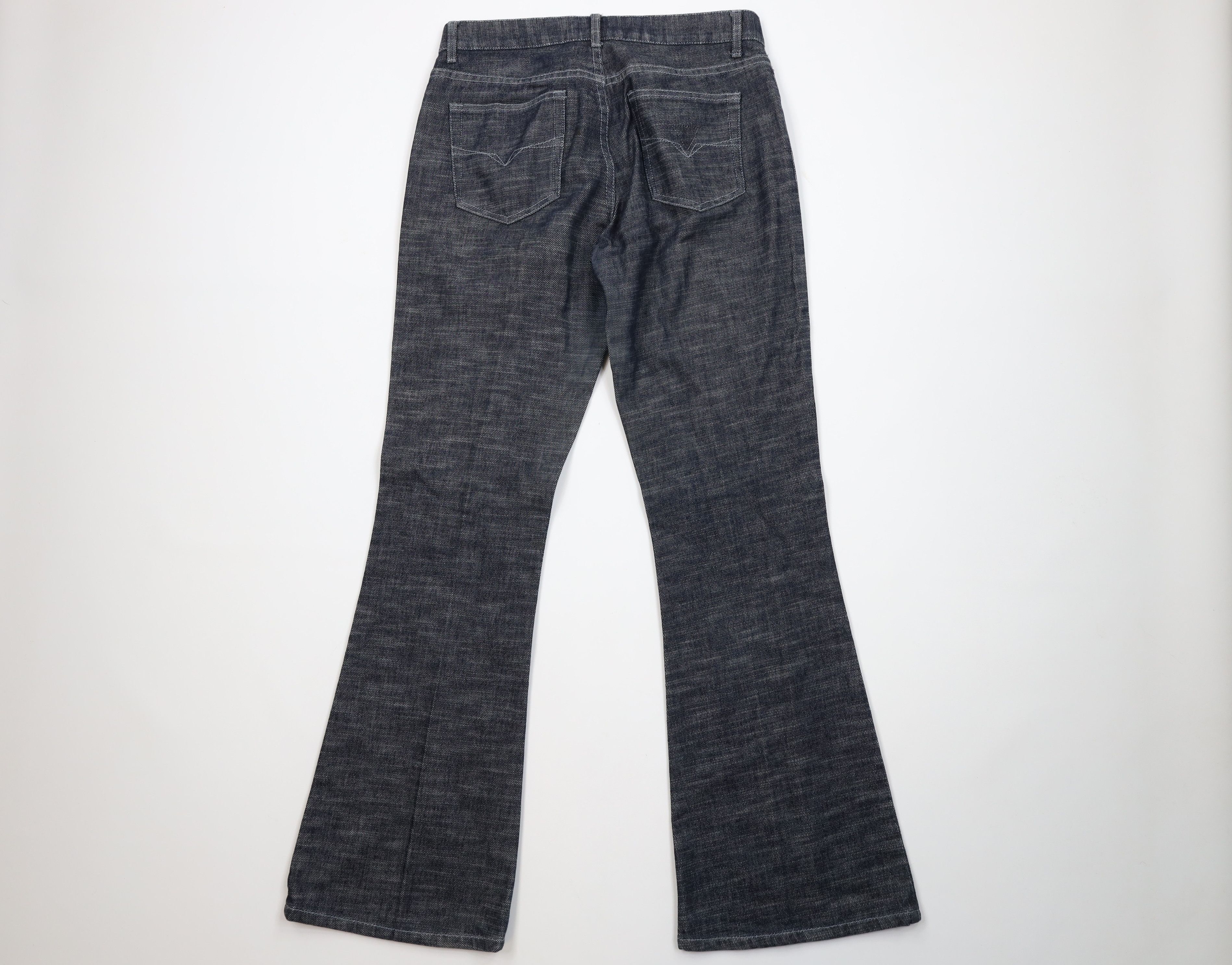 Guess Vintage 90s Y2K Guess Babydoll Flared Wide Leg Denim Jeans Size 29" - 8 Thumbnail