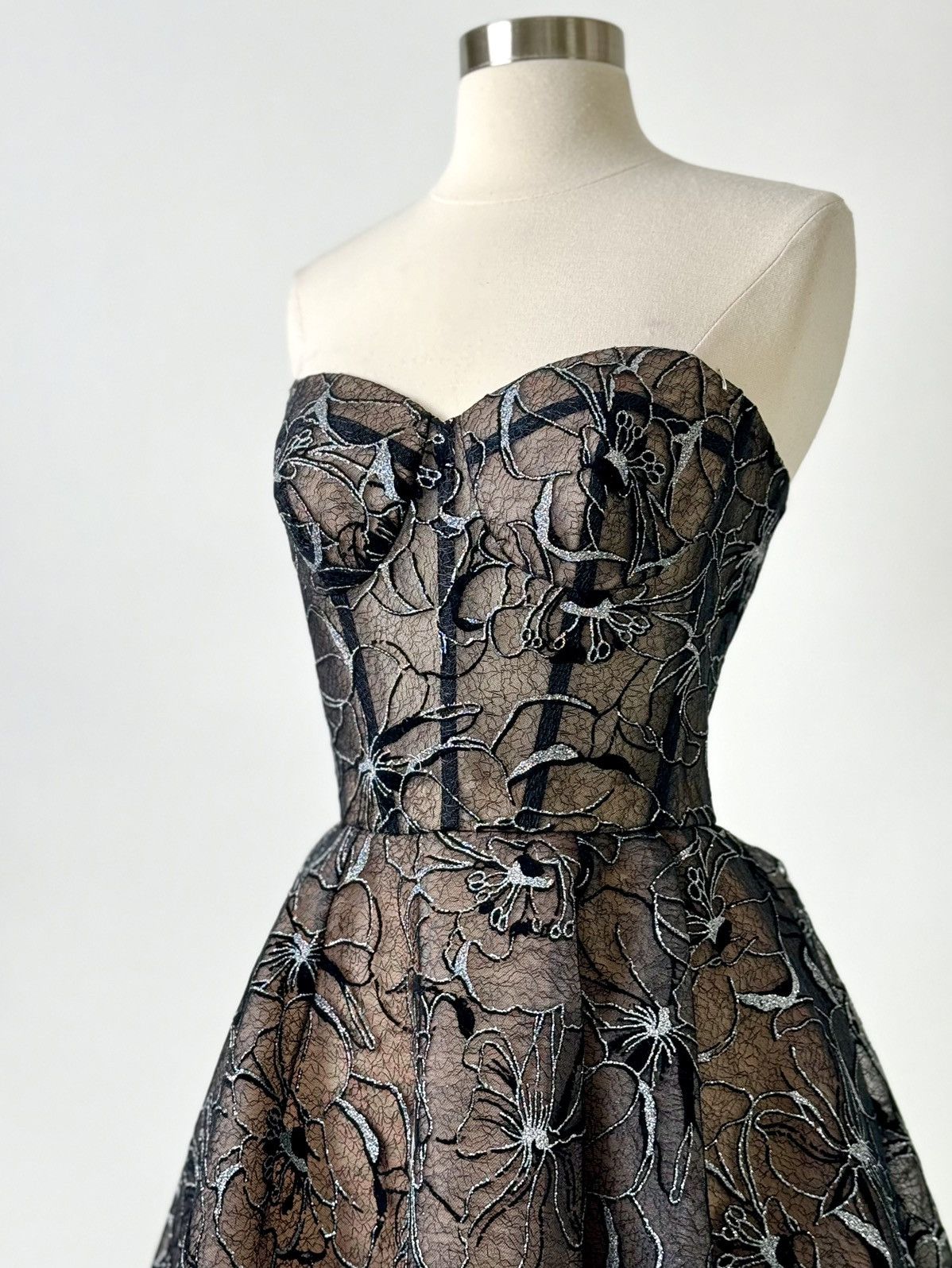 Other Brand New US 8 Anna Augusta Black Maxi Evening Dress Size M / US 6-8 / IT 42-44 - 4 Thumbnail