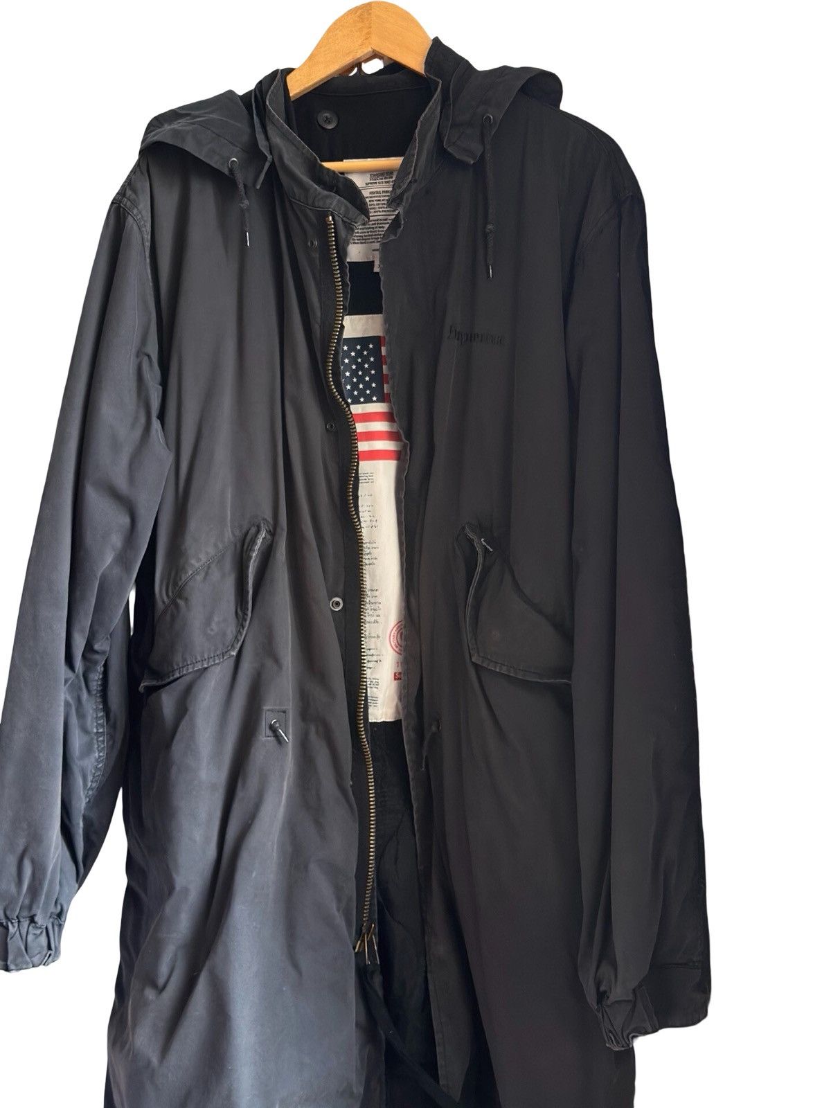 Supreme F/W 2017 Akira Fishtail Parka (Black) Size US XL / EU 56 / 4 - 2 Thumbnail