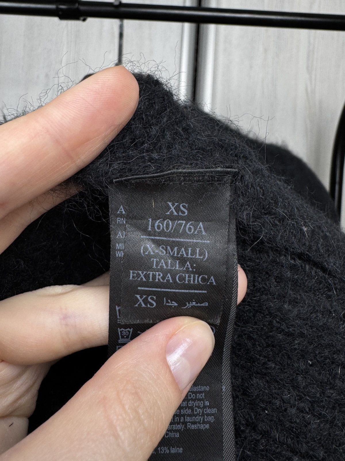 Allsaints AllSaints Milano Alpaca Blend Cardigan Black Long Size XS / US 0-2 / IT 36-38 - 12 Thumbnail