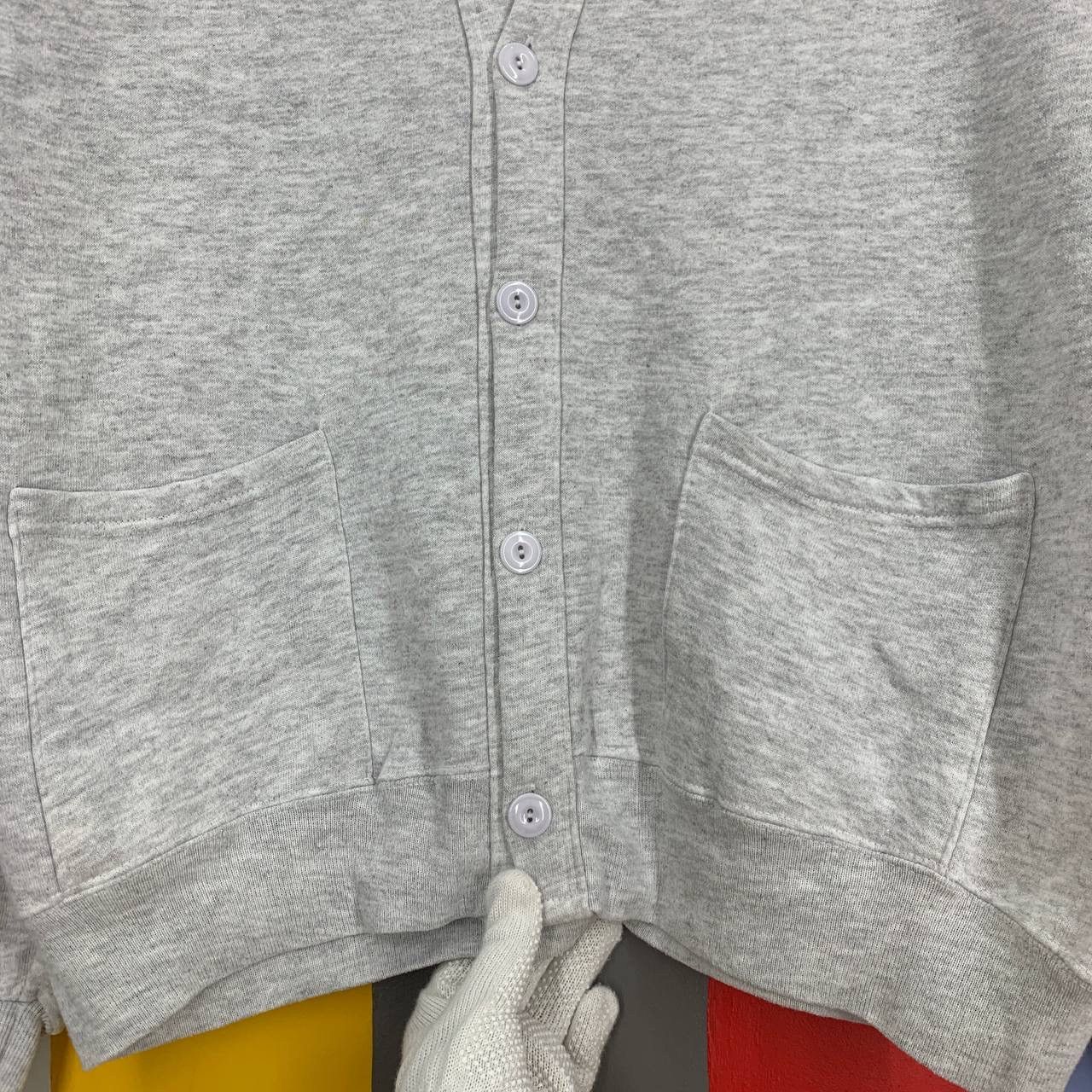 Mirage 90s Vintage MIRAGE 50/50 Button Sweatshirt #2368-03 Size US L / EU 52-54 / 3 - 3 Thumbnail