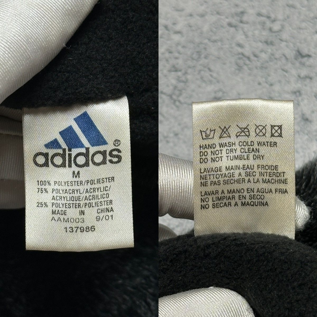 Adidas Vintage Adidas Fleece Trapper Hat Faux Fur Metal Logo Size ONE SIZE - 9 Thumbnail