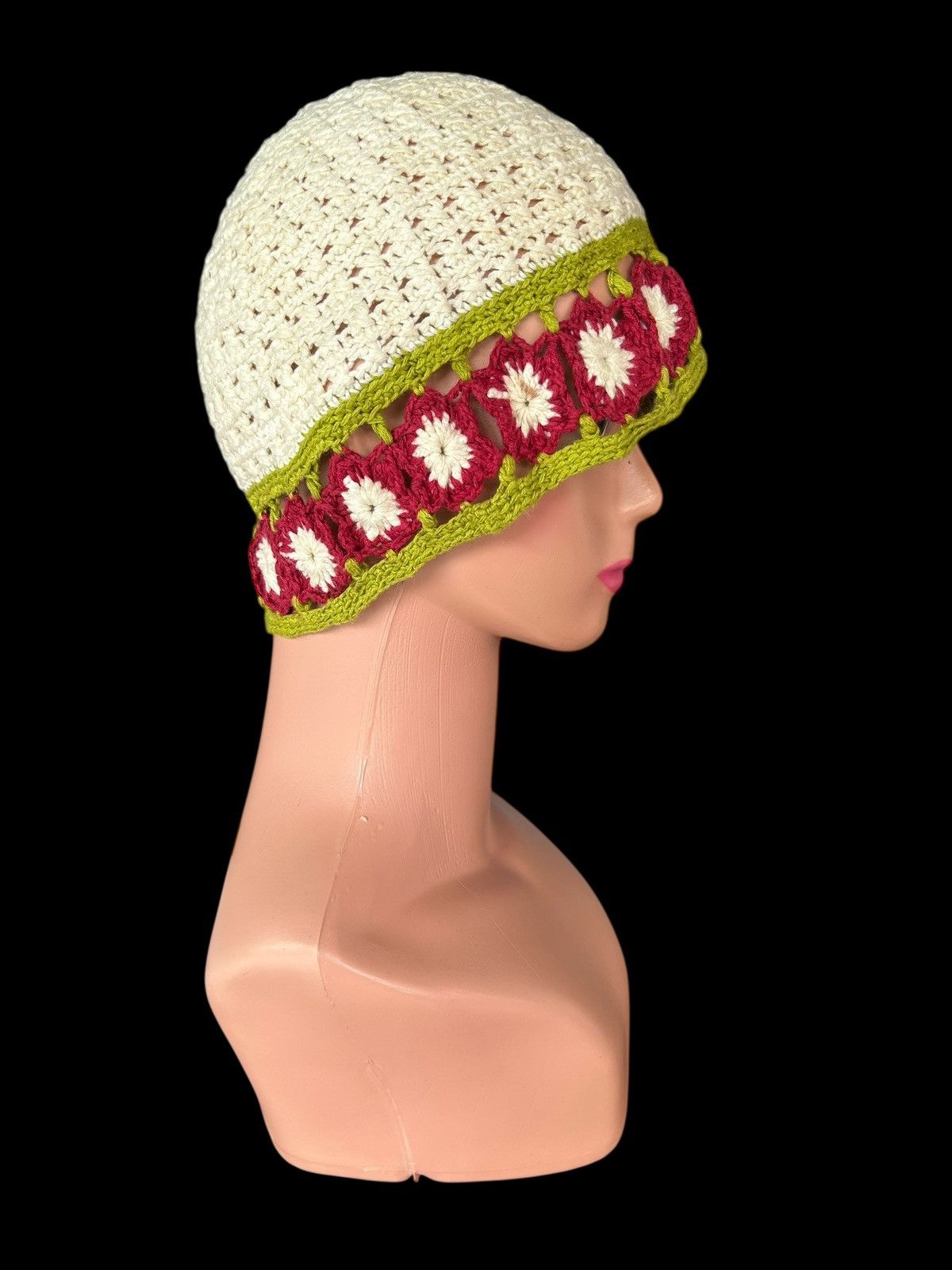 Kapital Crochet Knitted Handmade Beanie Hats Size ONE SIZE - 2 Thumbnail